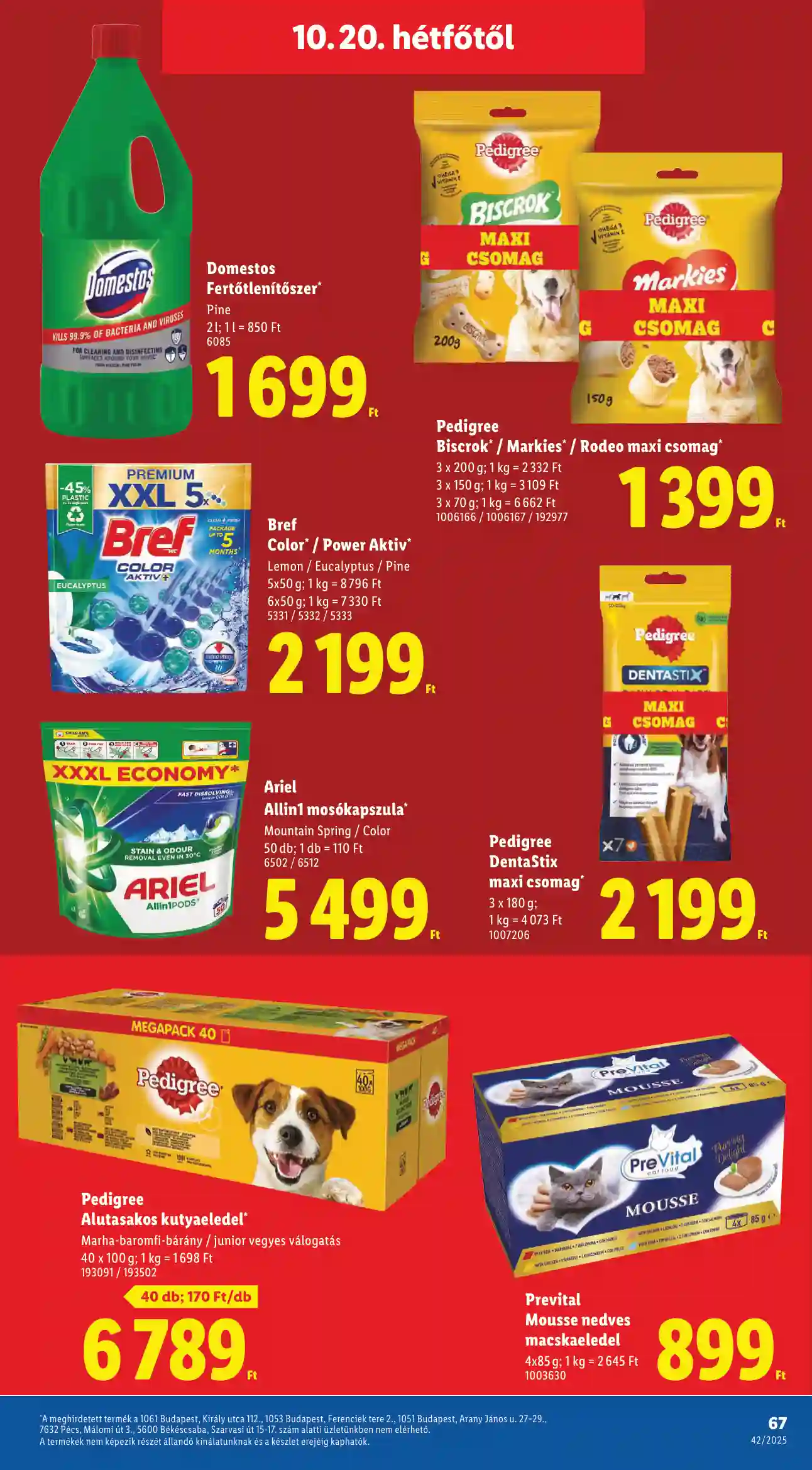 Lidl akciós újság 42. hét (Érvényes 10.16-től) (64 oldal)