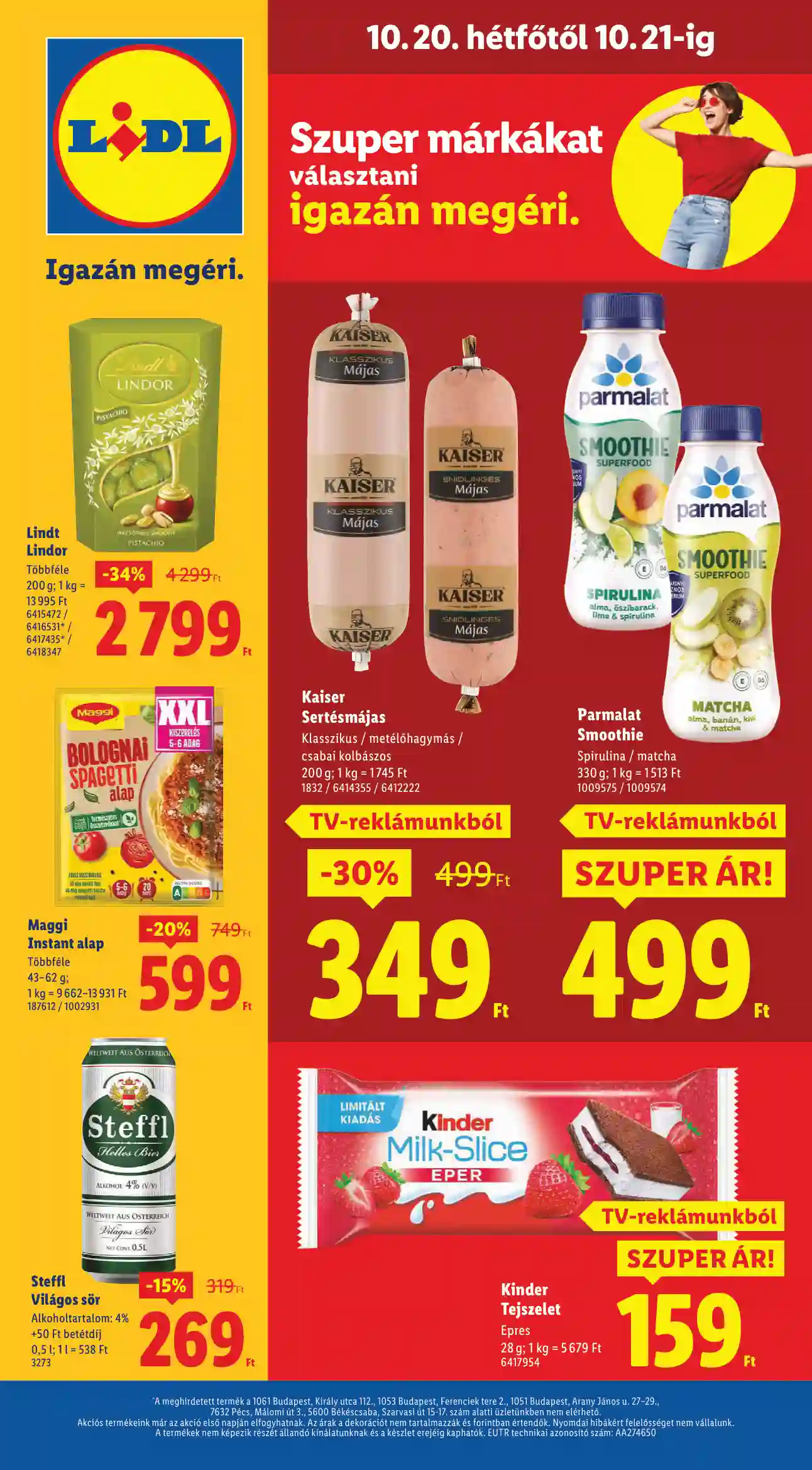 Lidl akciós újság 42. hét (Érvényes 10.16-től) (65 oldal)