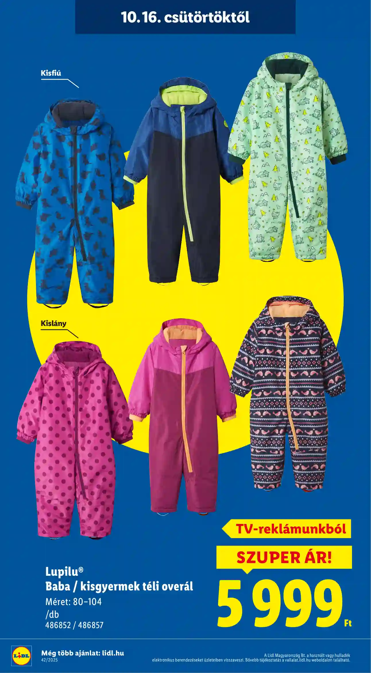 Lidl akciós újság 42. hét (Érvényes 10.16-tól) (2 oldal)