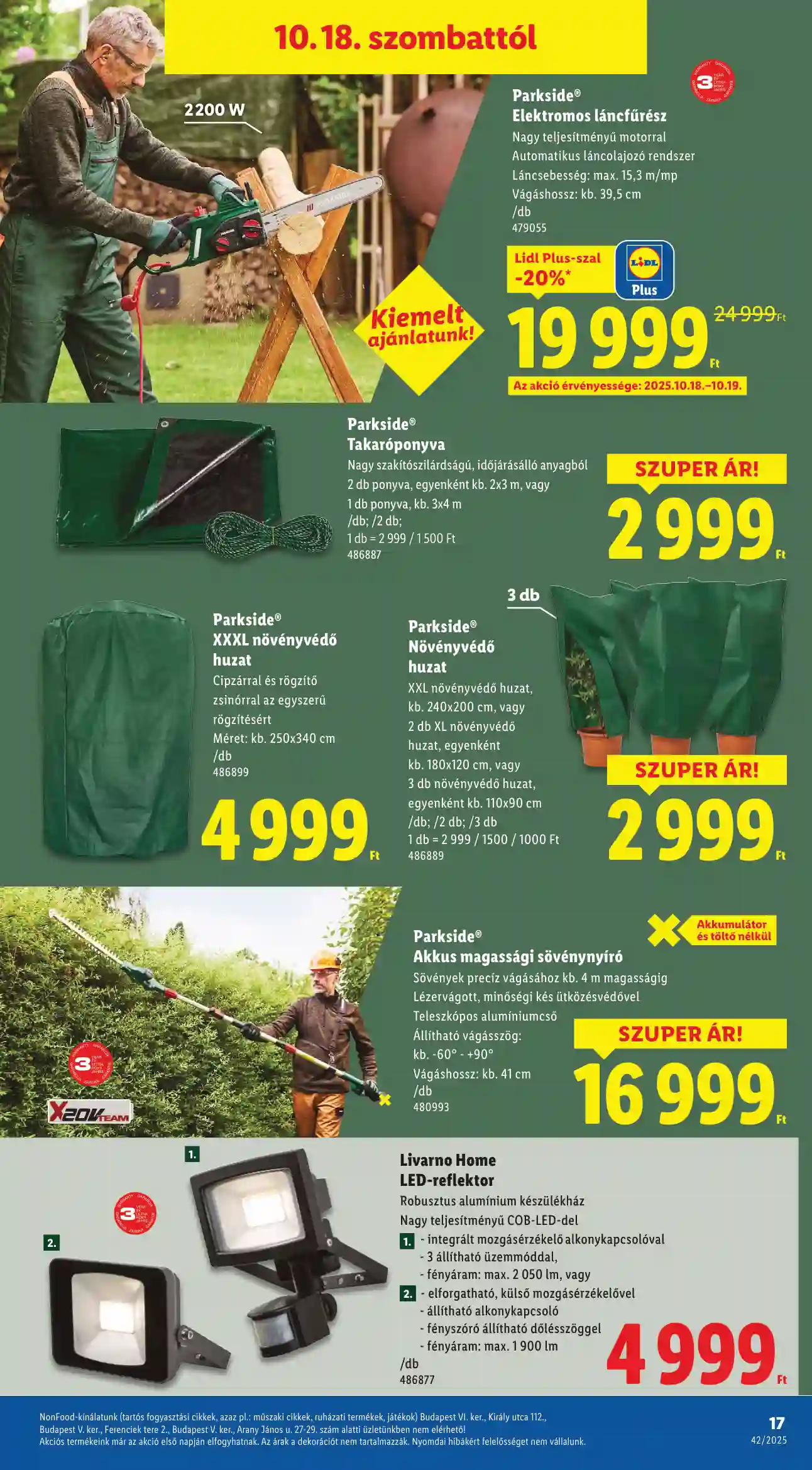 Lidl akciós újság 42. hét (Érvényes 10.16-tól) (9 oldal)