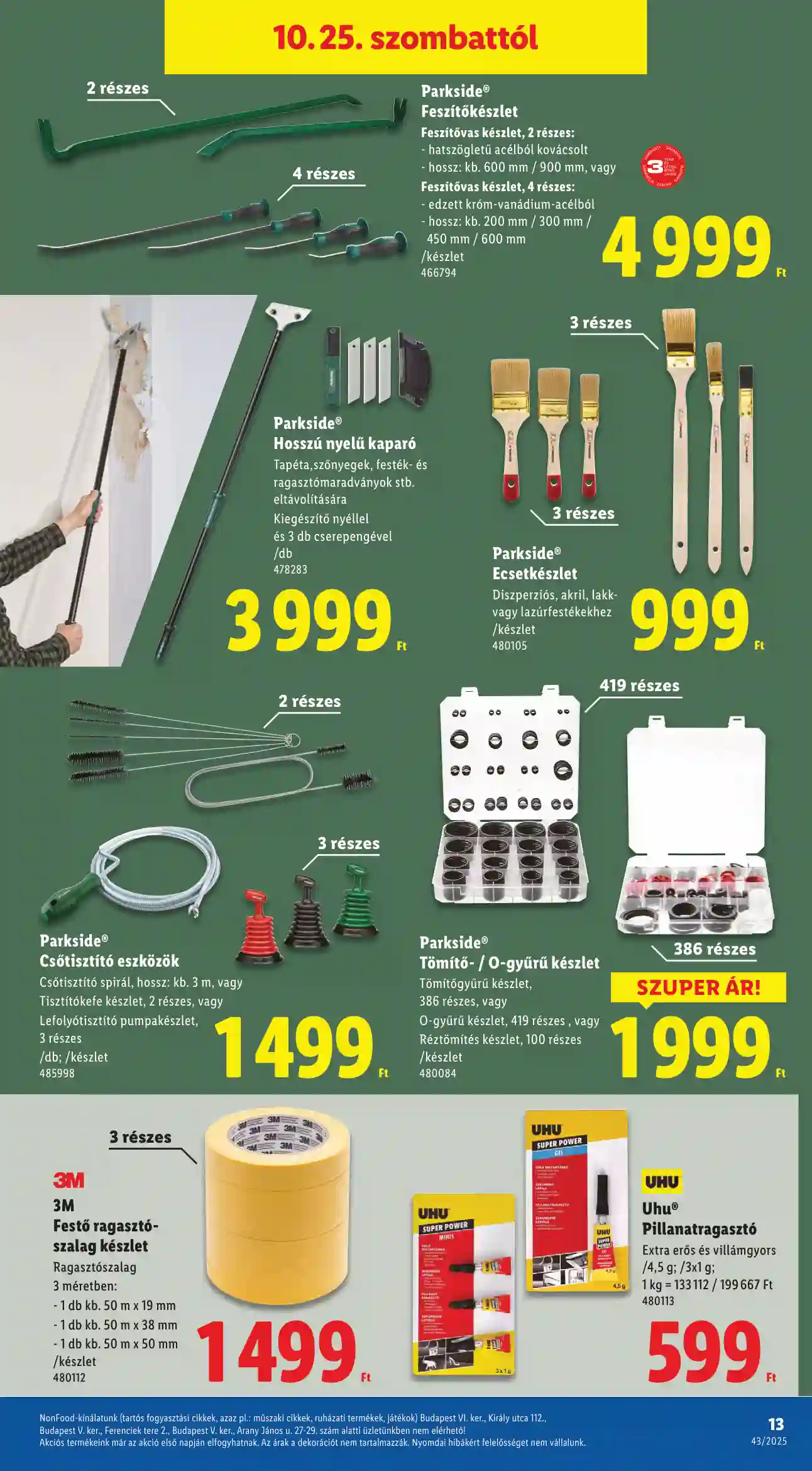 Lidl akciós újság 43. hét (Érvényes 10.22-től) (5 oldal)