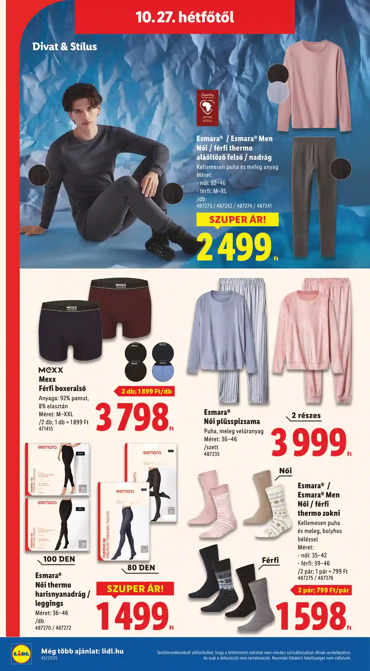 Lidl akciós újság 43. hét (Érvényes 10.22-től) (8 oldal)