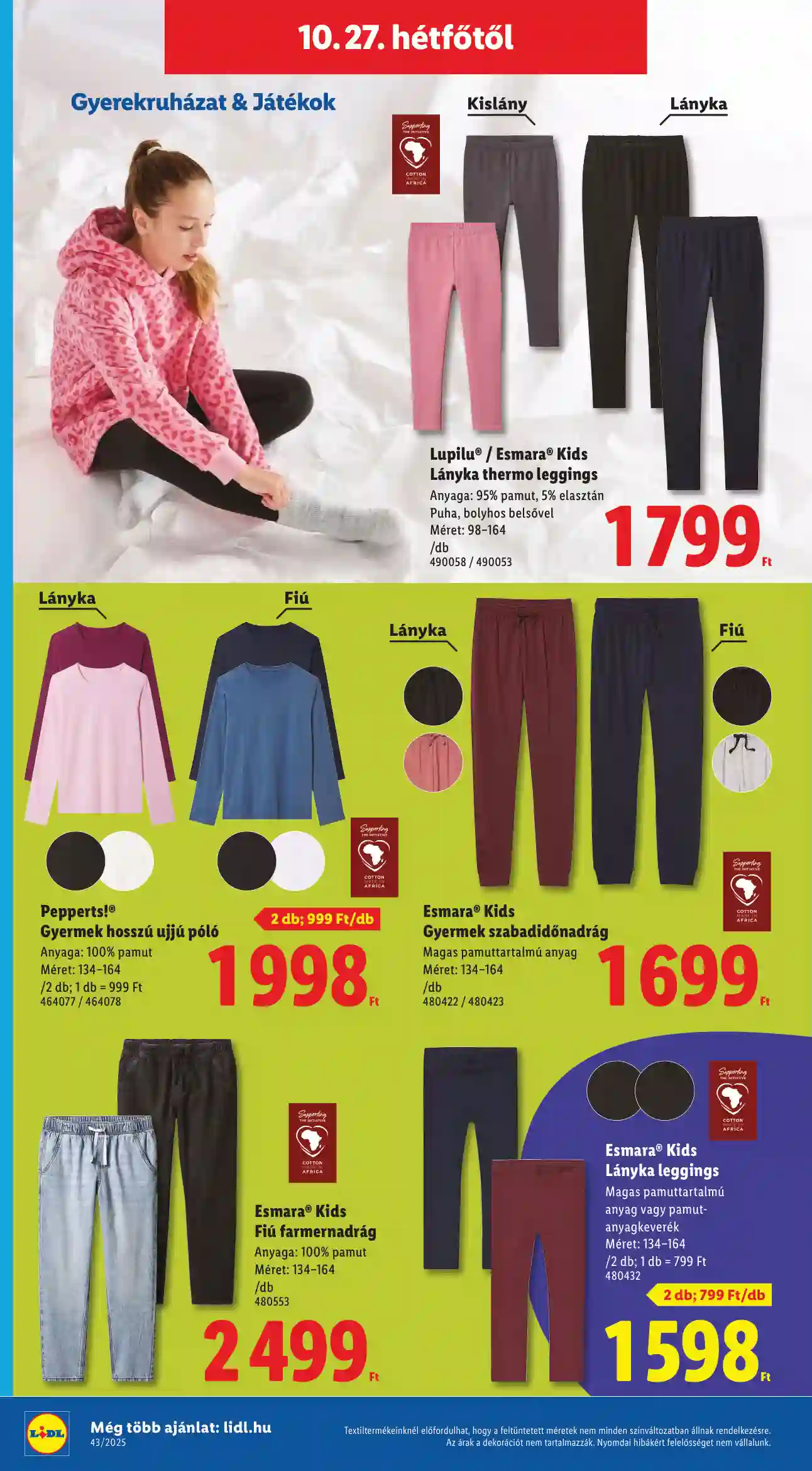 Lidl akciós újság 43. hét (Érvényes 10.22-től) (10 oldal)