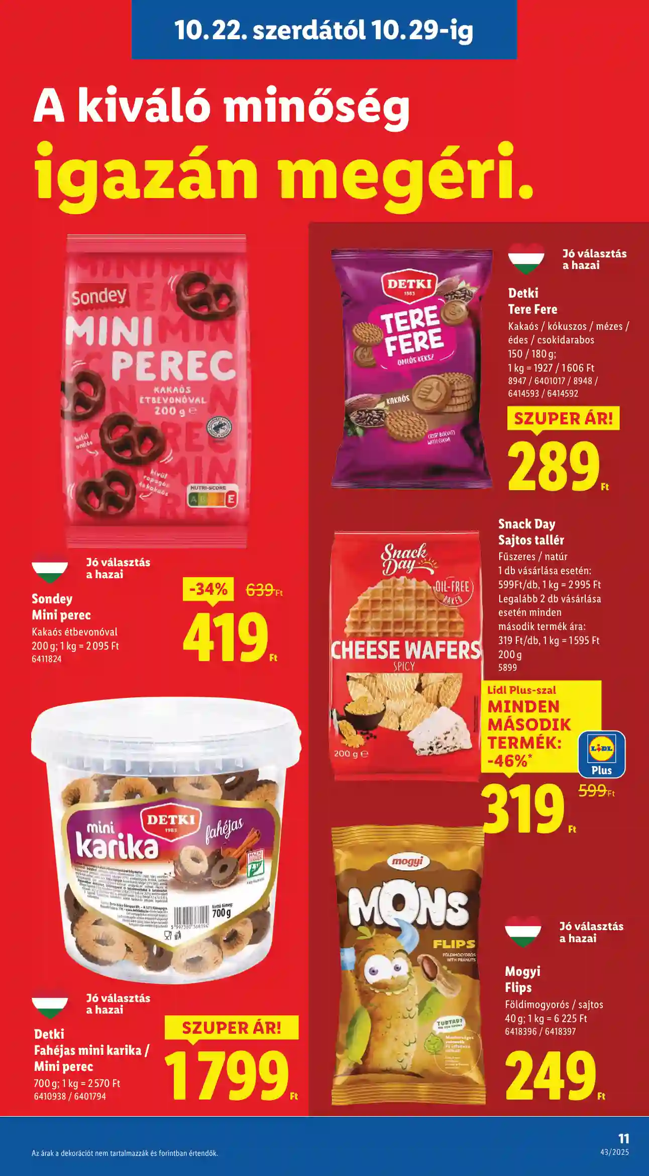 Lidl akciós újság 43. hét (Érvényes 10.22-től) (3 oldal)