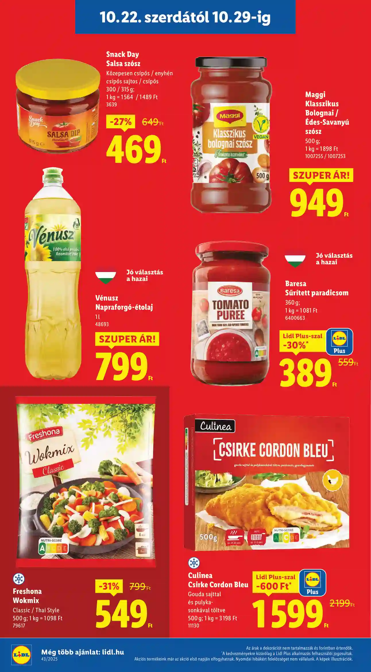 Lidl akciós újság 43. hét (Érvényes 10.22-től) (4 oldal)