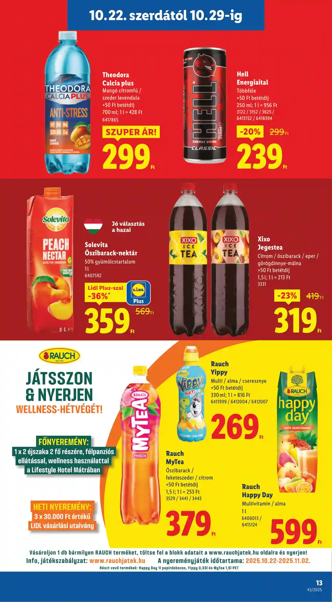 Lidl akciós újság 43. hét (Érvényes 10.22-től) (5 oldal)