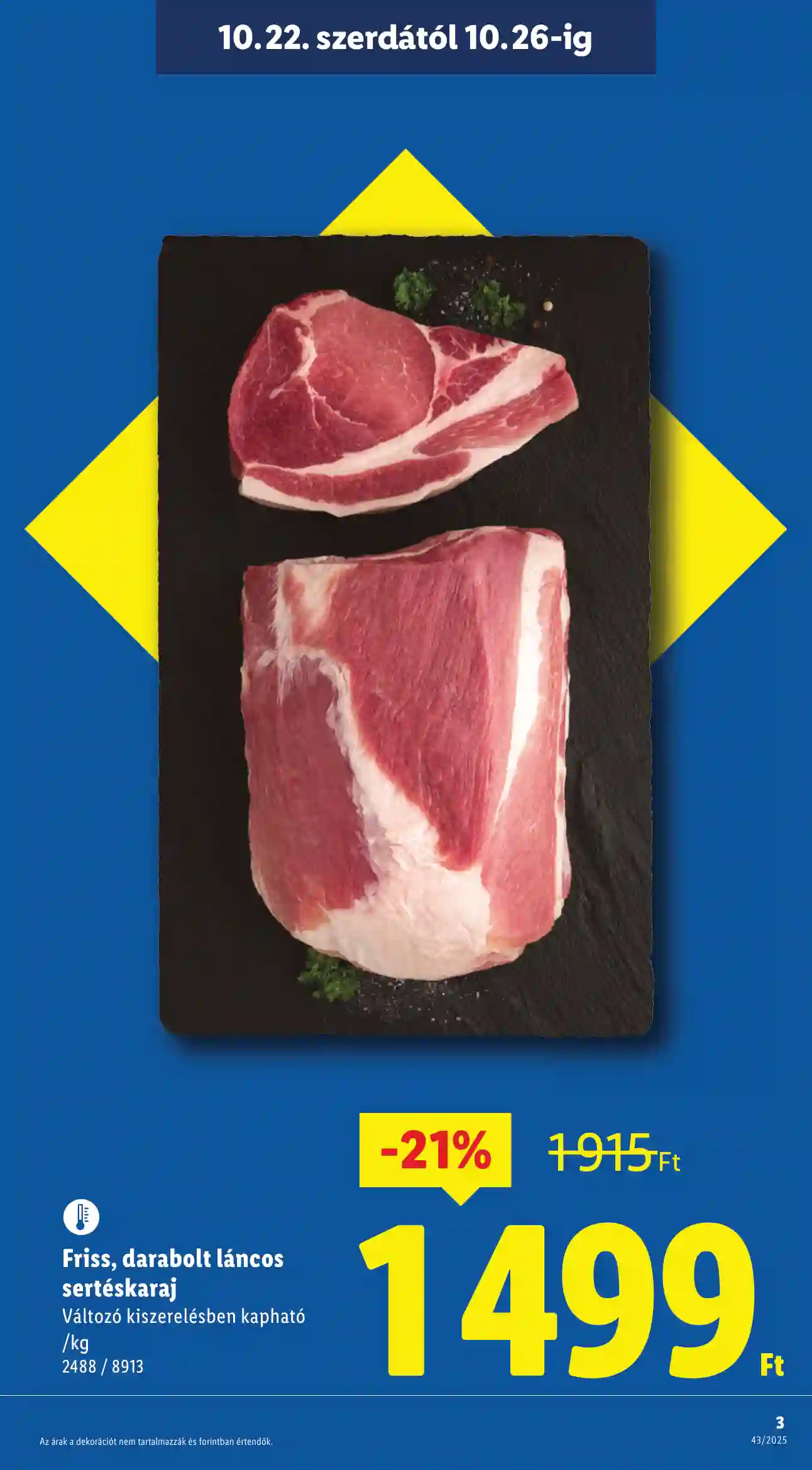 Lidl akciós újság 43. hét (Érvényes 10.22-től) (13 oldal)