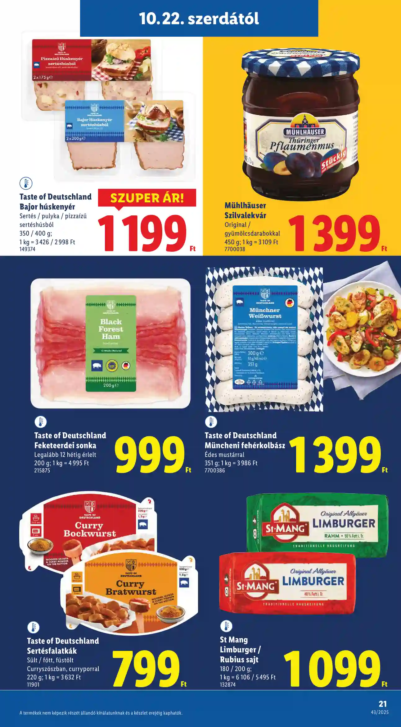 Lidl akciós újság 43. hét (Érvényes 10.22-től) (14 oldal)