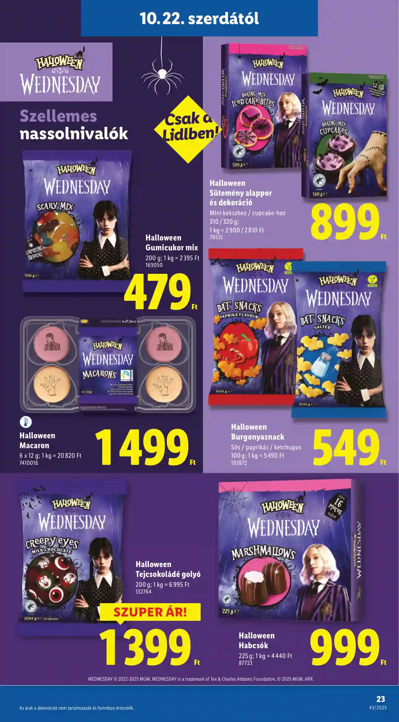Lidl akciós újság 43. hét (Érvényes 10.22-től) (16 oldal)