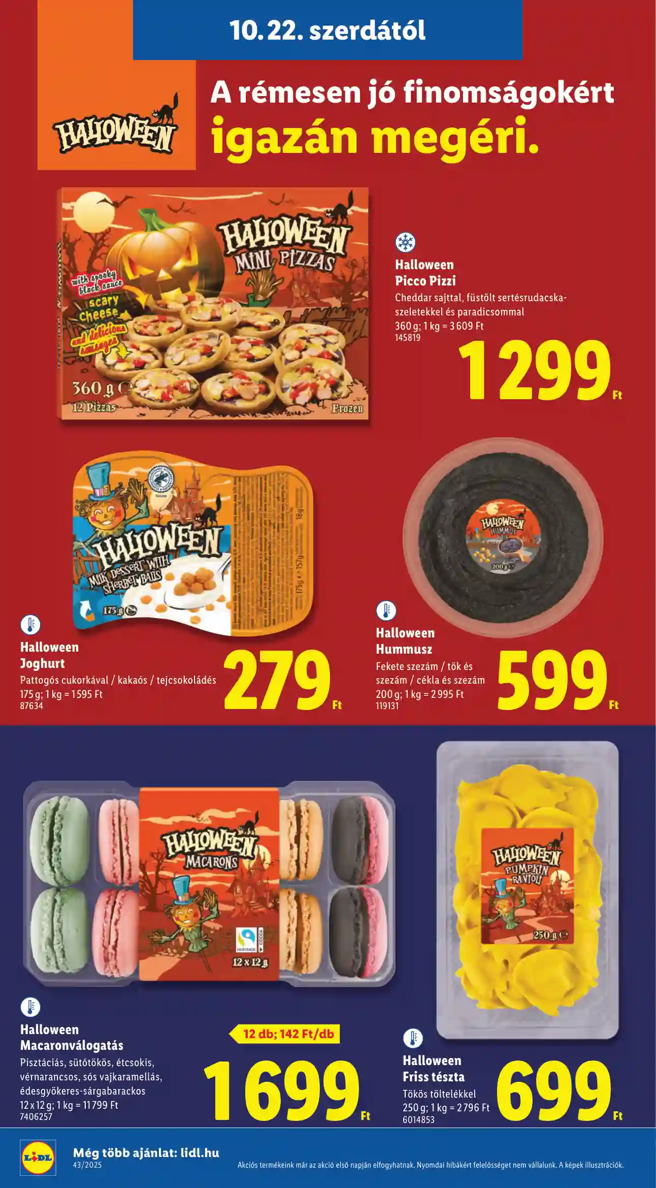 Lidl akciós újság 43. hét (Érvényes 10.22-től) (17 oldal)