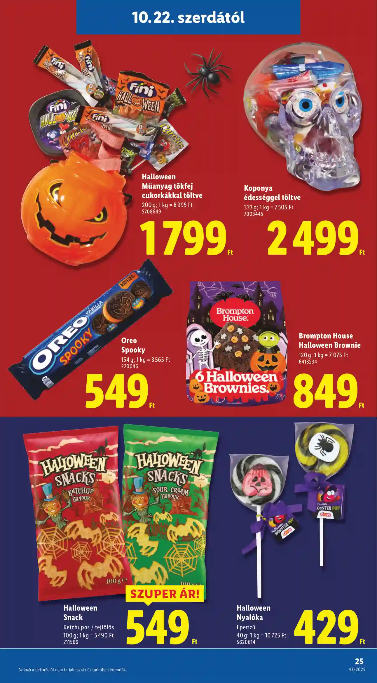Lidl akciós újság 43. hét (Érvényes 10.22-től) (18 oldal)