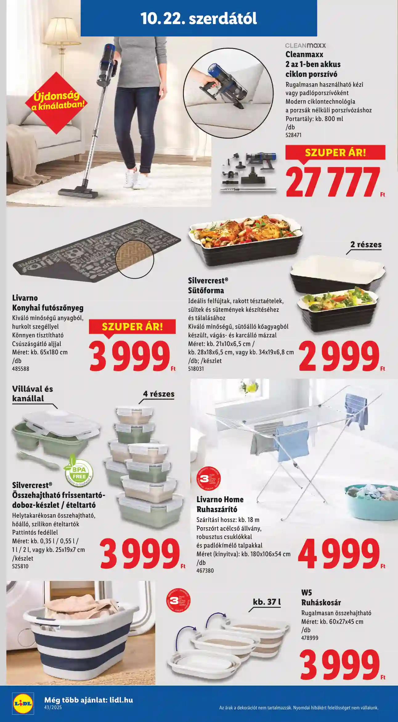 Lidl akciós újság 43. hét (Érvényes 10.22-től) (26 oldal)