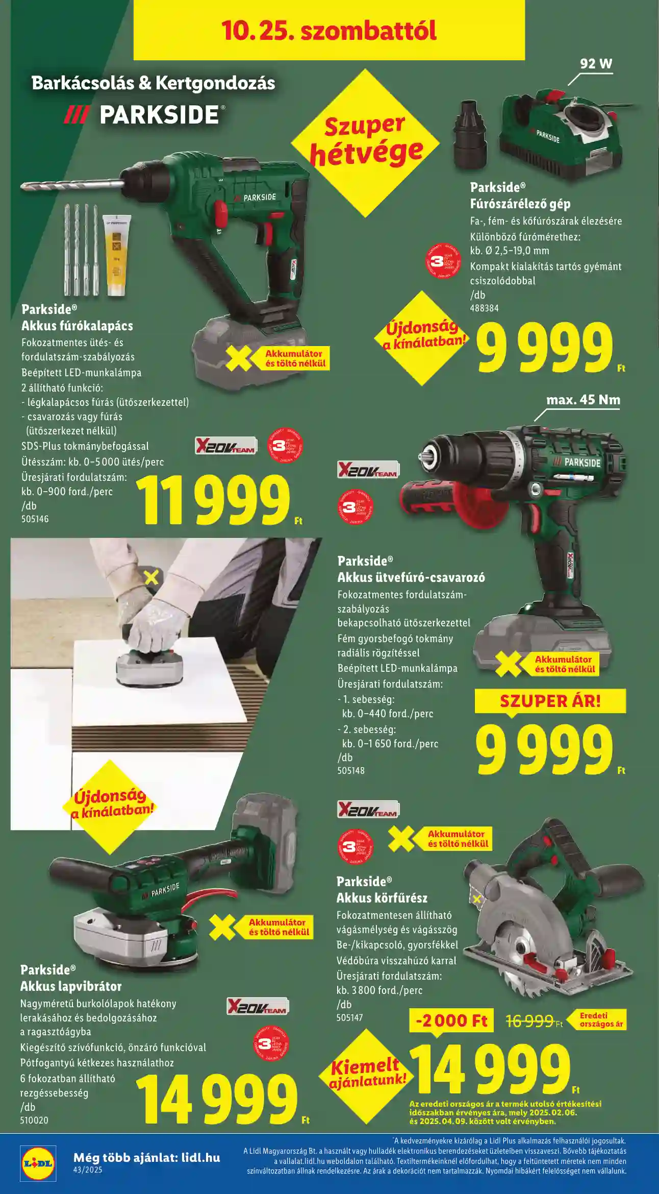 Lidl akciós újság 43. hét (Érvényes 10.22-től) (32 oldal)