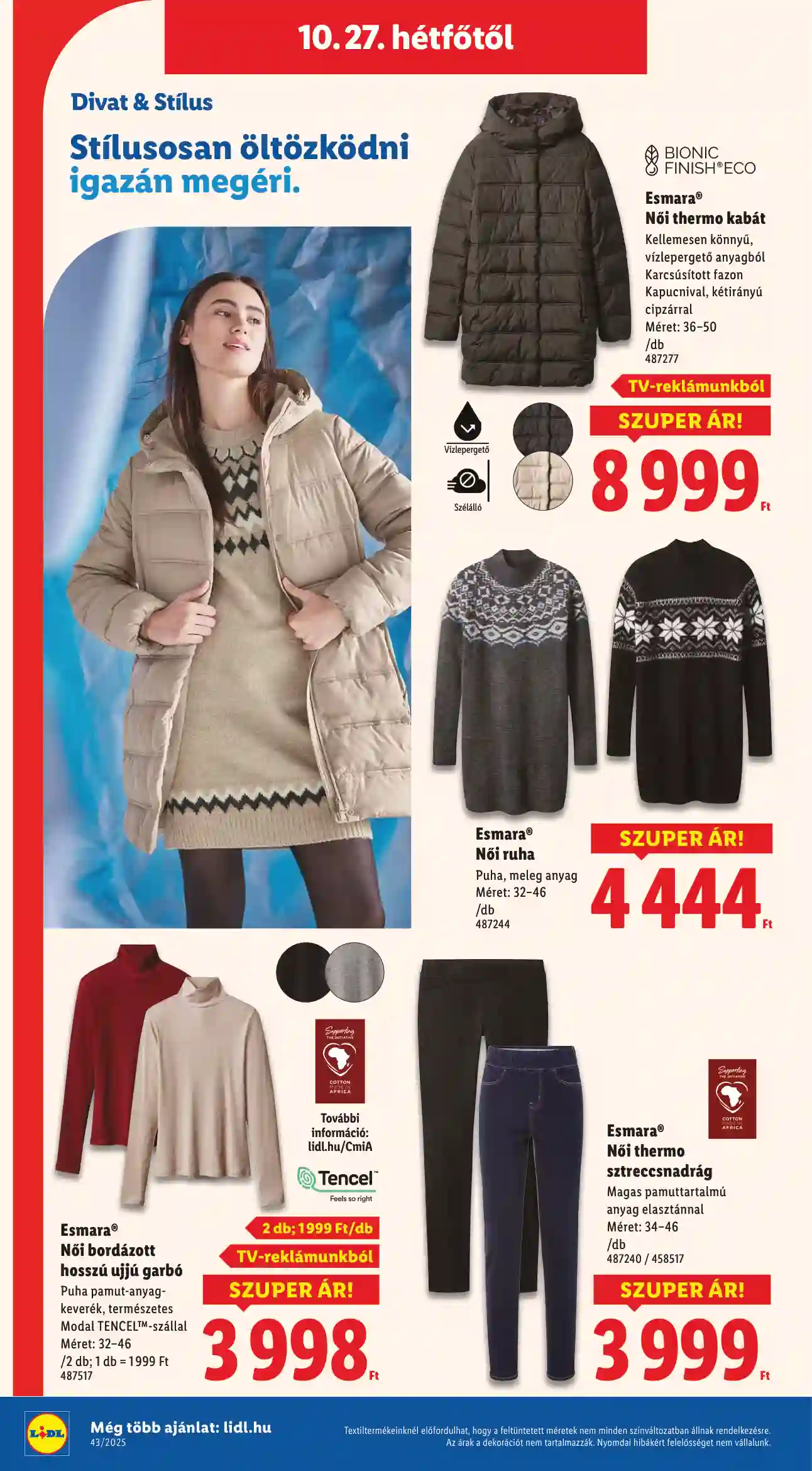 Lidl akciós újság 43. hét (Érvényes 10.22-től) (37 oldal)