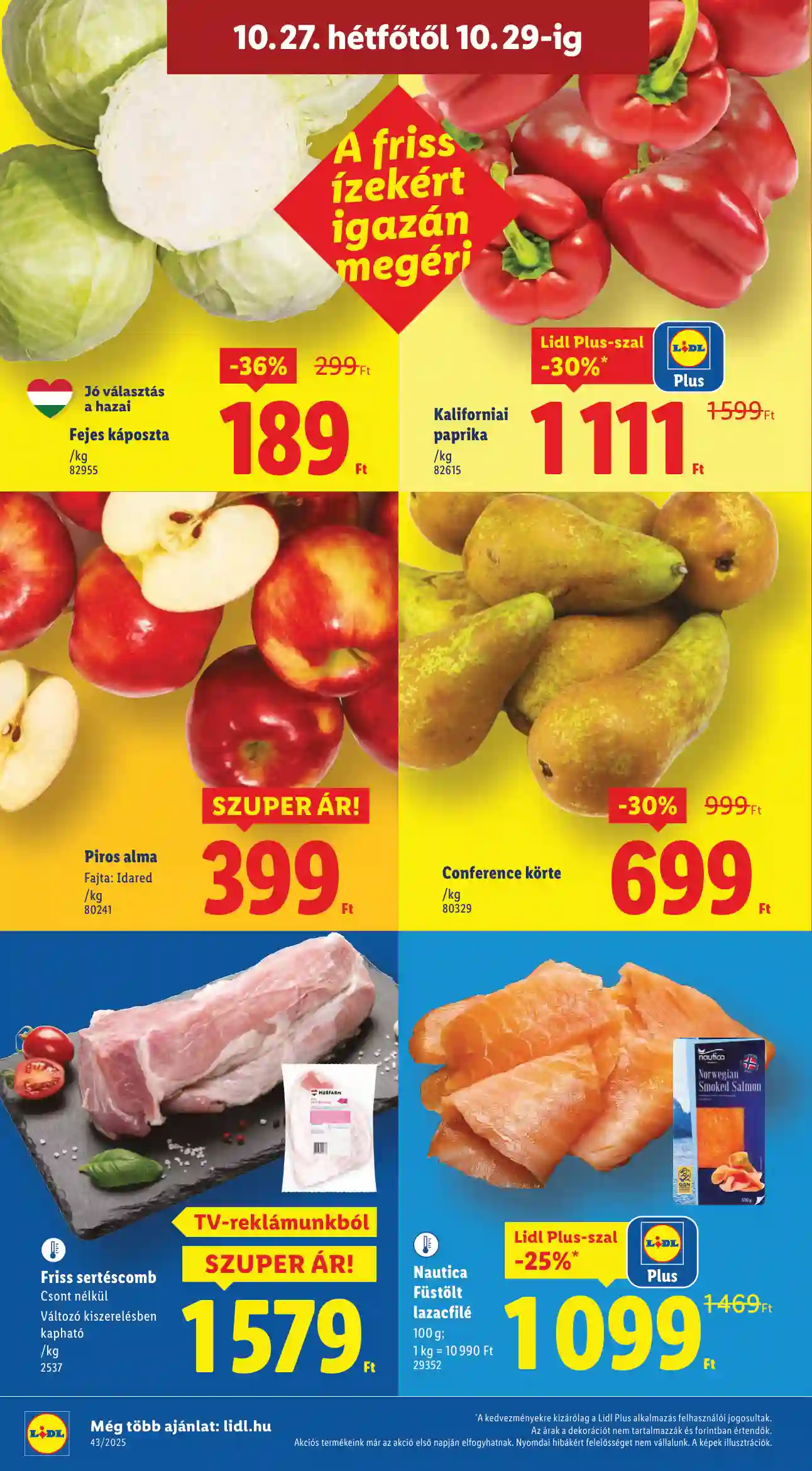 Lidl akciós újság 43. hét (Érvényes 10.22-től) (45 oldal)