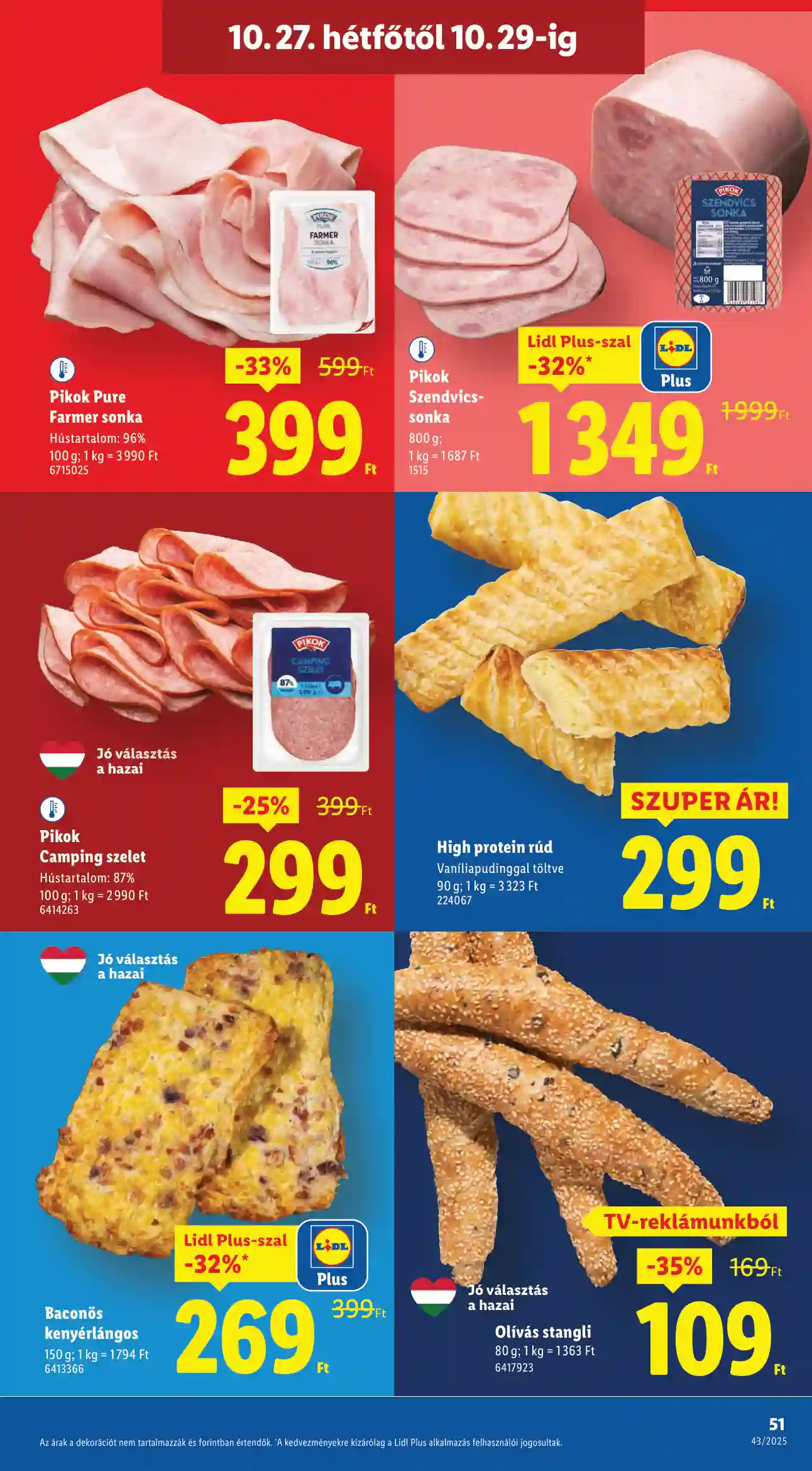 Lidl akciós újság 43. hét (Érvényes 10.22-től) (47 oldal)