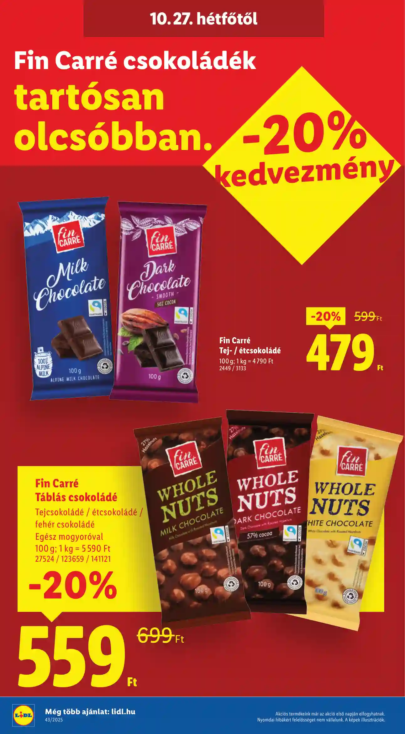 Lidl akciós újság 43. hét (Érvényes 10.22-től) (50 oldal)