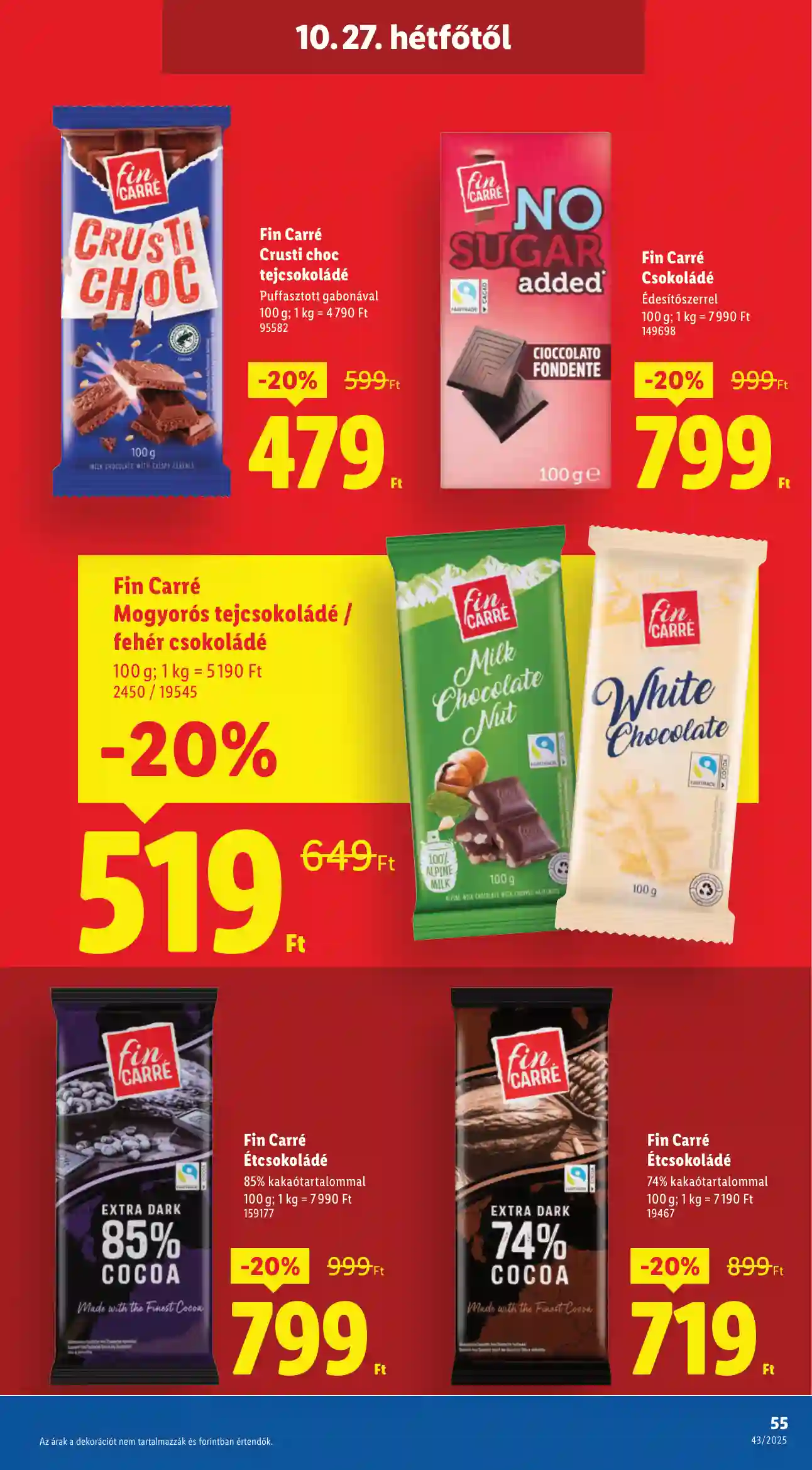 Lidl akciós újság 43. hét (Érvényes 10.22-től) (51 oldal)