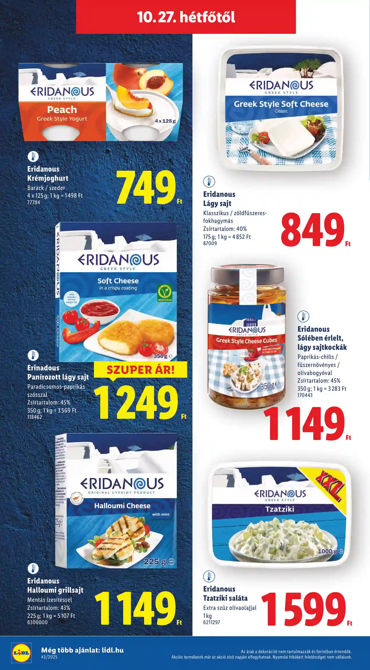 Lidl akciós újság 43. hét (Érvényes 10.22-től) (54 oldal)