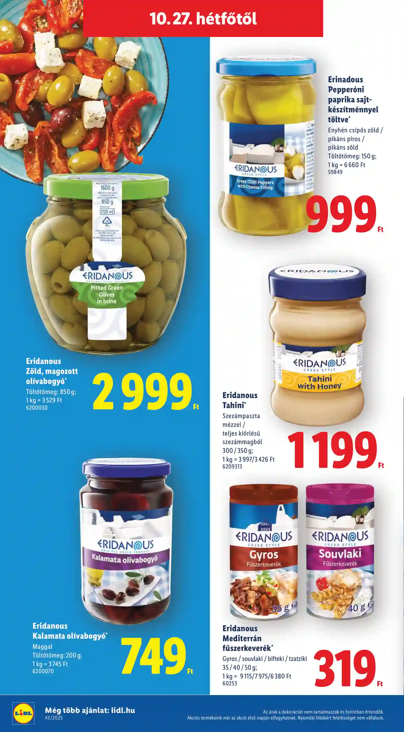 Lidl akciós újság 43. hét (Érvényes 10.22-től) (56 oldal)