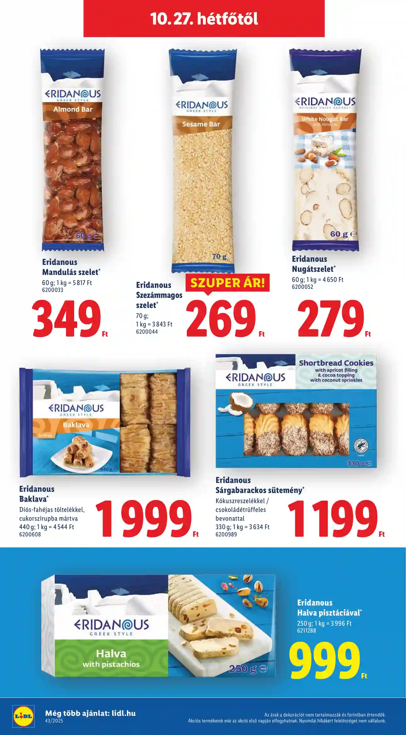 Lidl akciós újság 43. hét (Érvényes 10.22-től) (59 oldal)