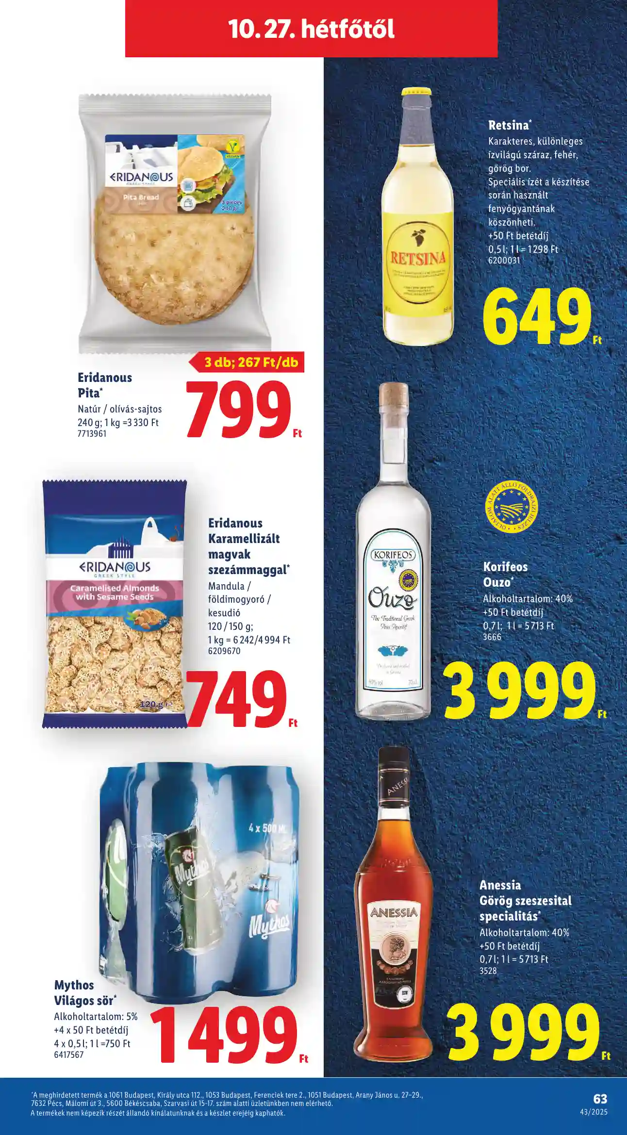 Lidl akciós újság 43. hét (Érvényes 10.22-től) (60 oldal)
