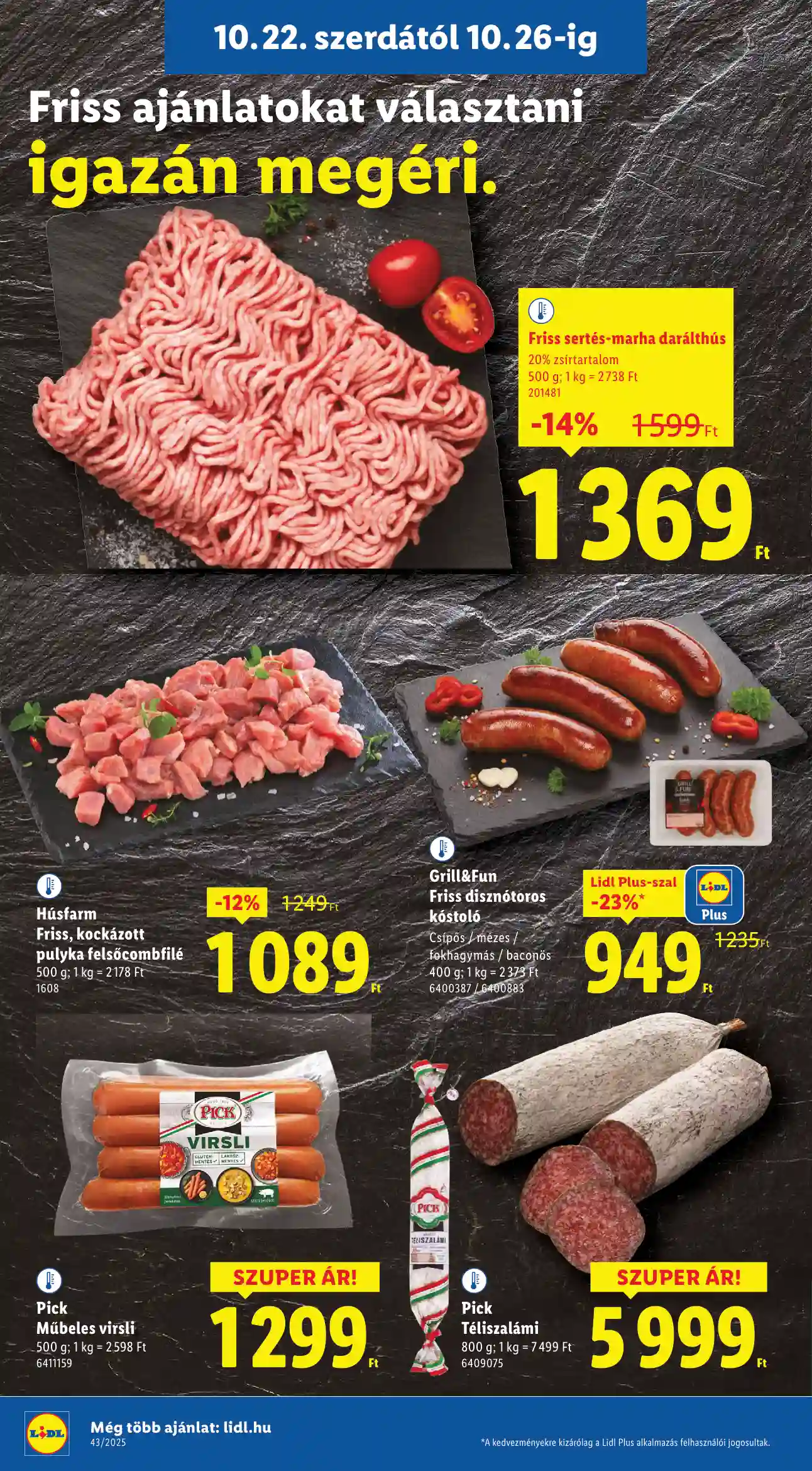 Lidl akciós újság 43. hét (Érvényes 10.22-től) (62 oldal)