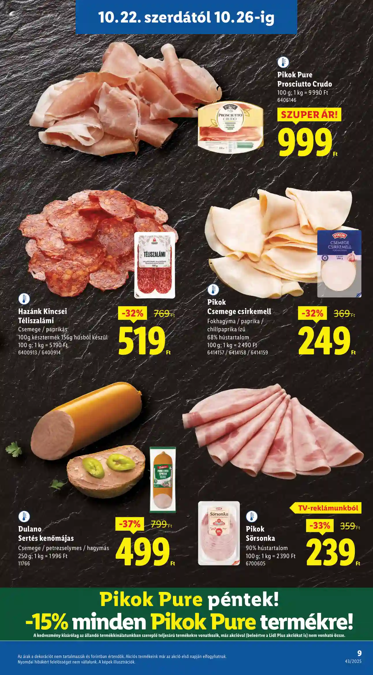 Lidl akciós újság 43. hét (Érvényes 10.22-től) (63 oldal)