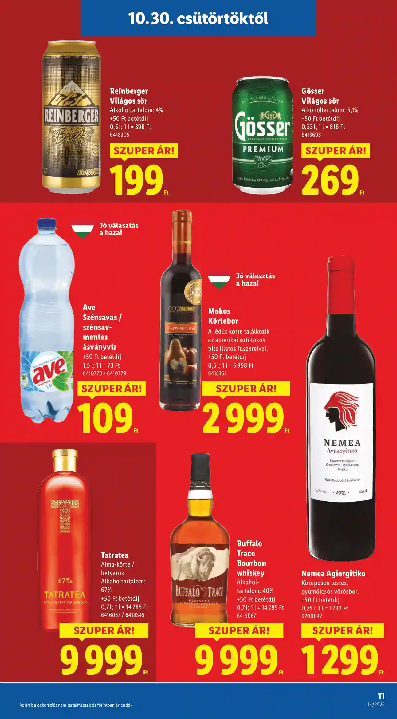 Lidl akciós újság 44. hét (Érvényes 10.30-tól) (3 oldal)