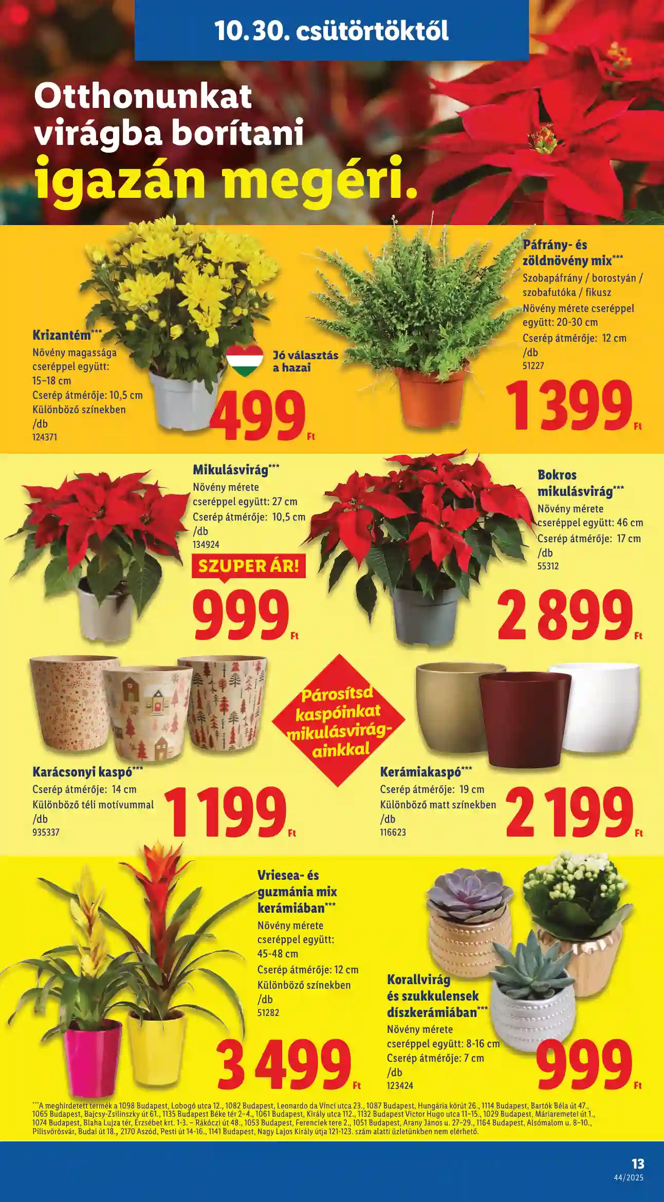 Lidl akciós újság 44. hét (Érvényes 10.30-tól) (5 oldal)