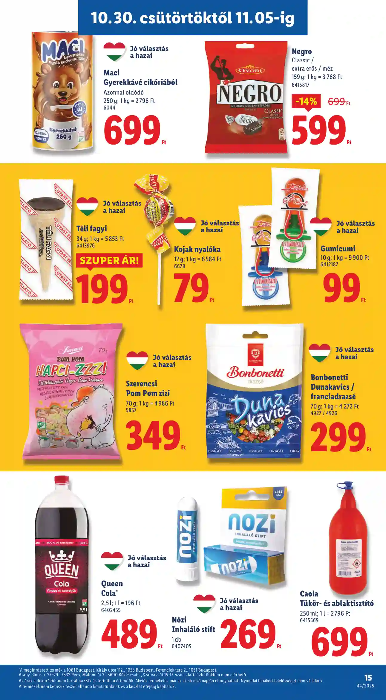 Lidl akciós újság 44. hét (Érvényes 10.30-tól) (7 oldal)