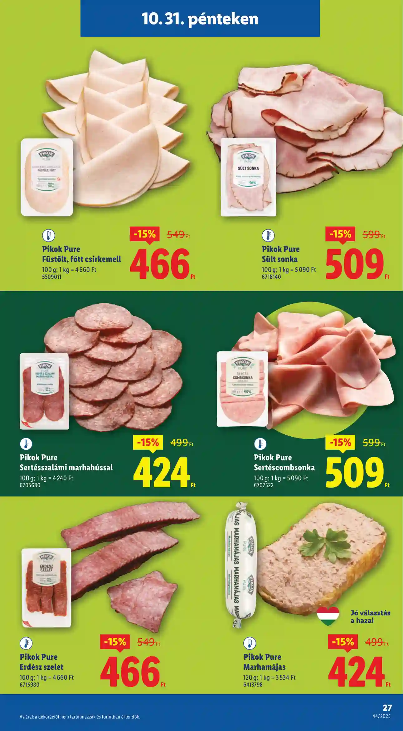 Lidl akciós újság 44. hét (Érvényes 10.30-tól) (20 oldal)