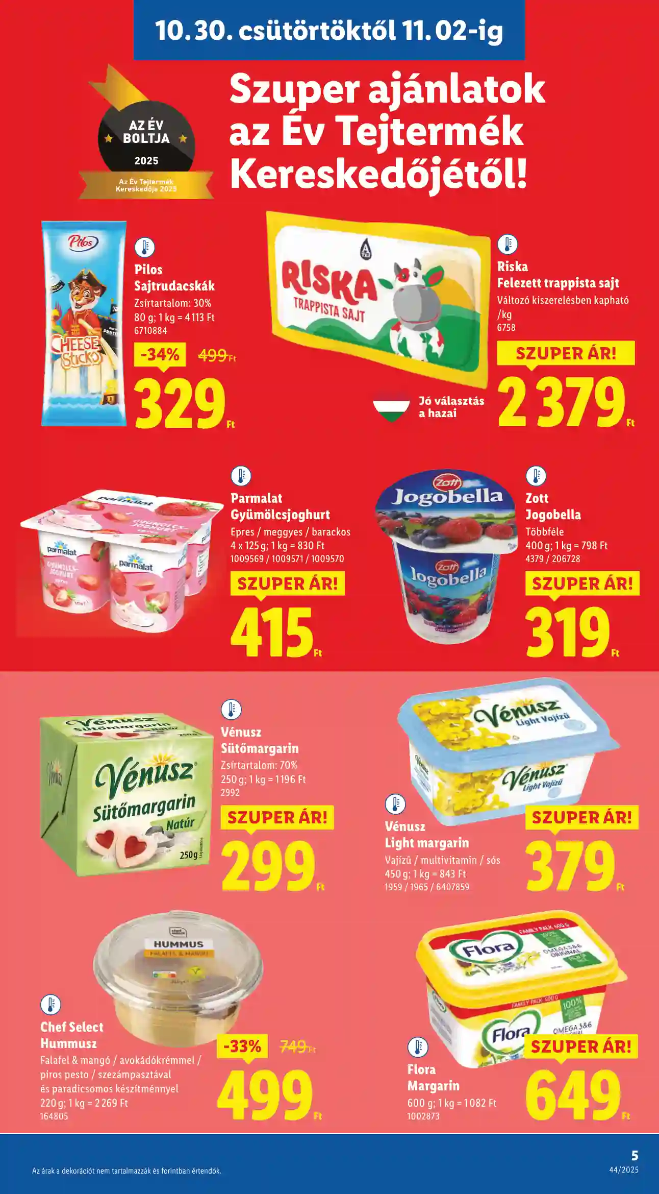 Lidl akciós újság 44. hét (Érvényes 10.30-tól) (35 oldal)