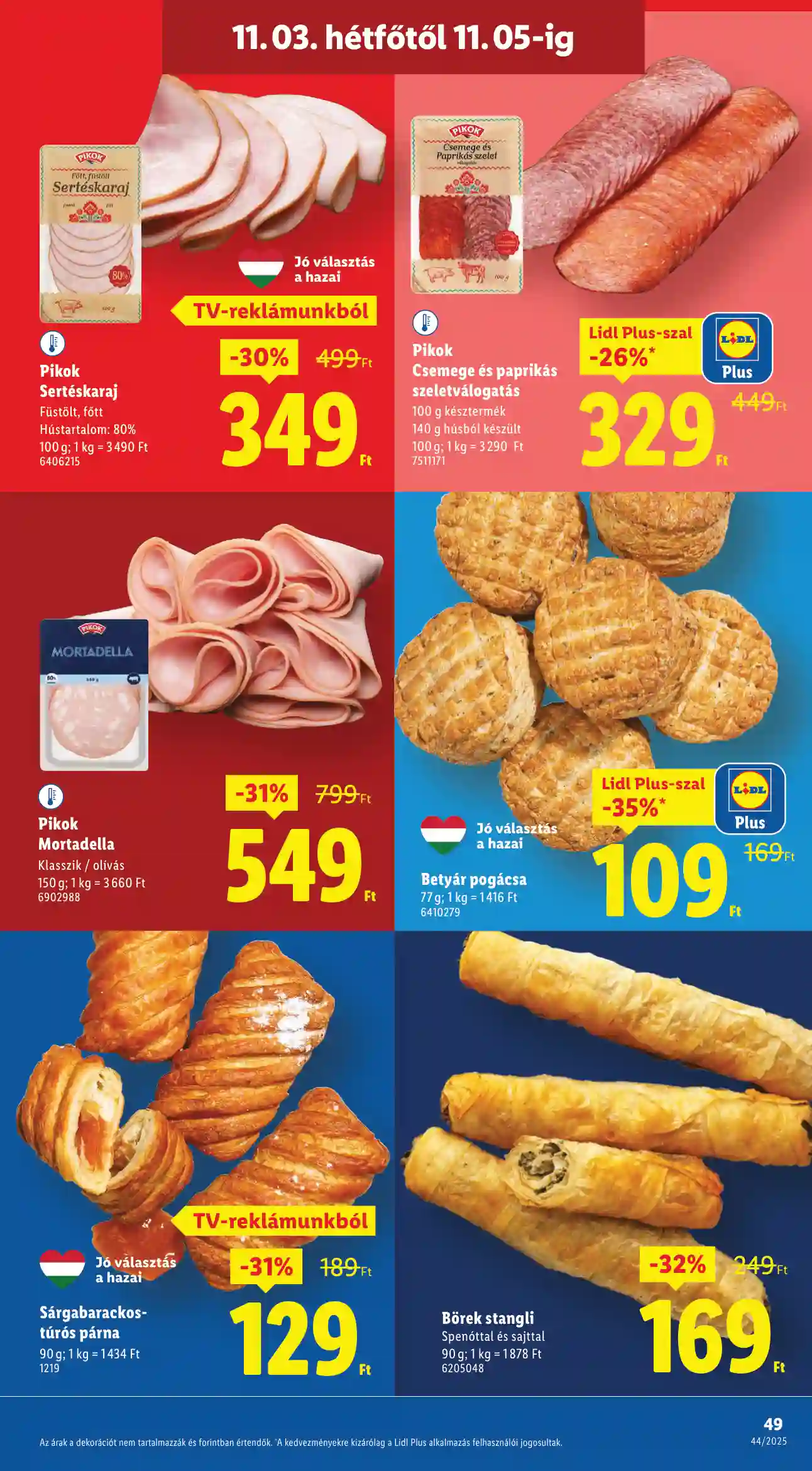 Lidl akciós újság 44. hét (Érvényes 10.30-tól) (44 oldal)