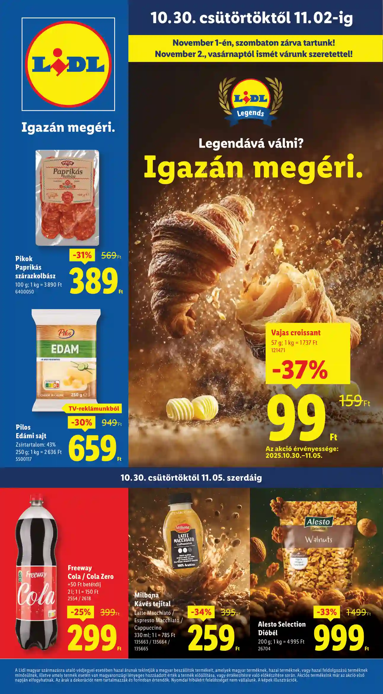 LIDL Érvényes 10.30-tól 44.hét