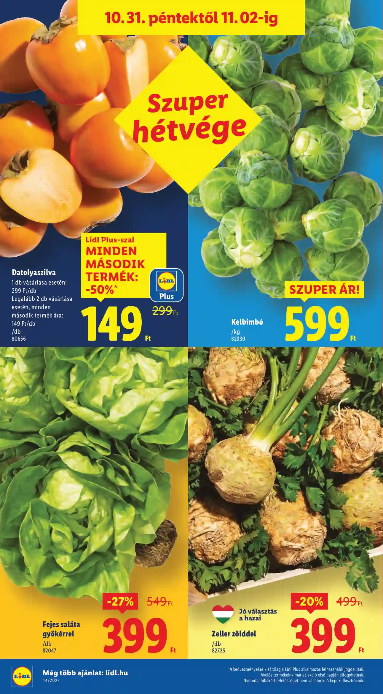 Lidl akciós újság 44. hét (Érvényes 10.30-tól) (23 oldal)