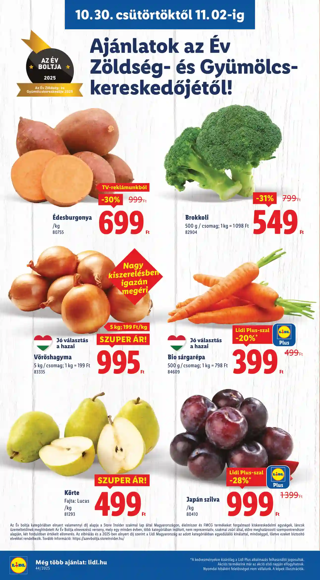 Lidl akciós újság 44. hét (Érvényes 10.30-tól) (24 oldal)