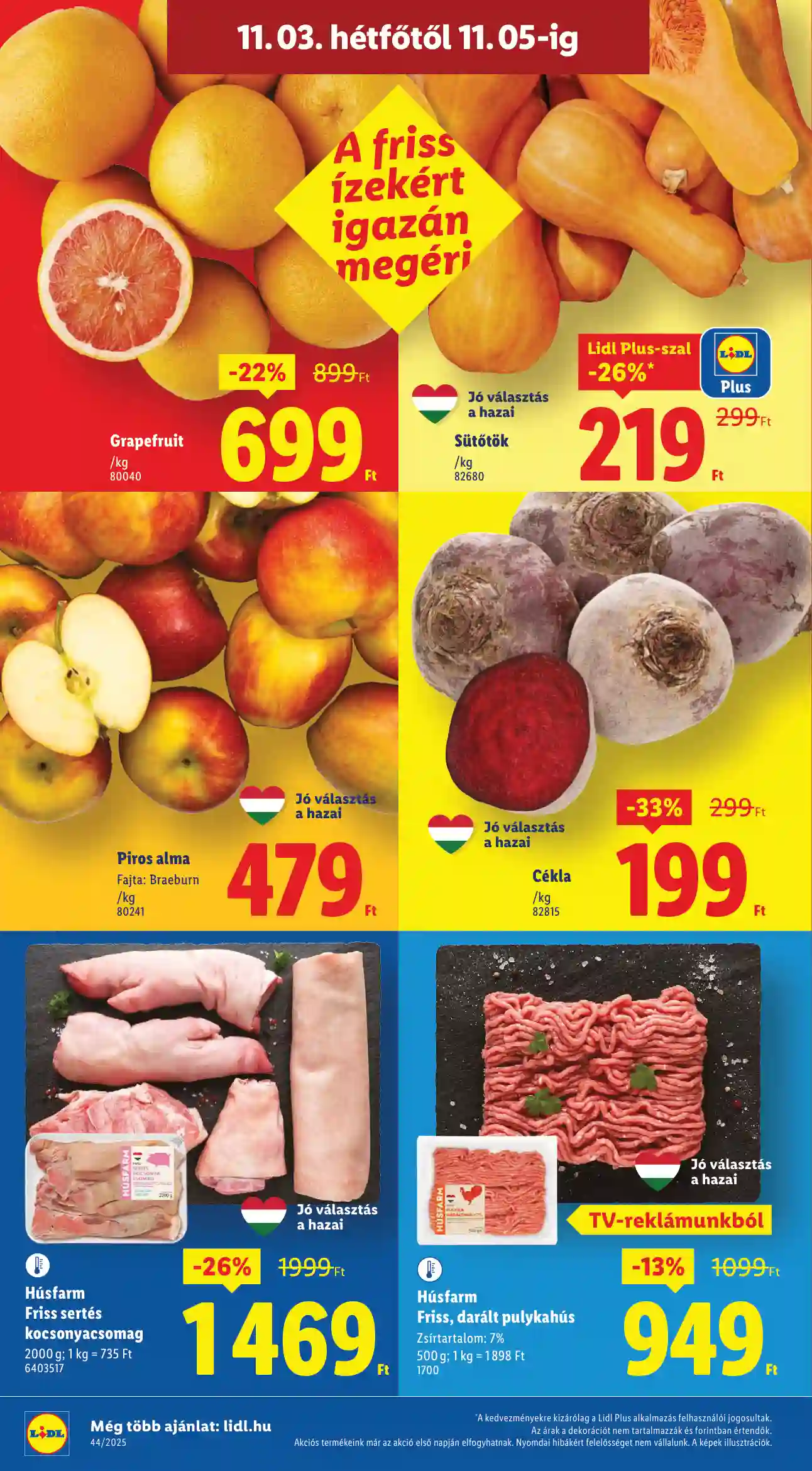 Lidl akciós újság 44. hét (Érvényes 10.30-tól) (43 oldal)