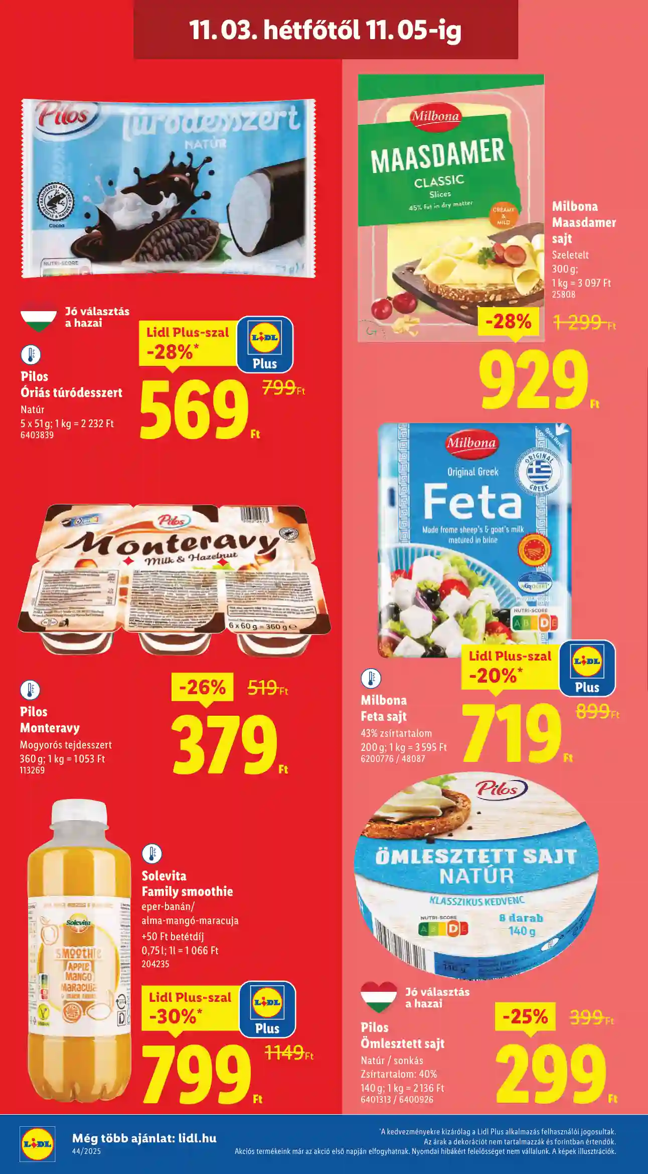 Lidl akciós újság 44. hét (Érvényes 10.30-tól) (45 oldal)
