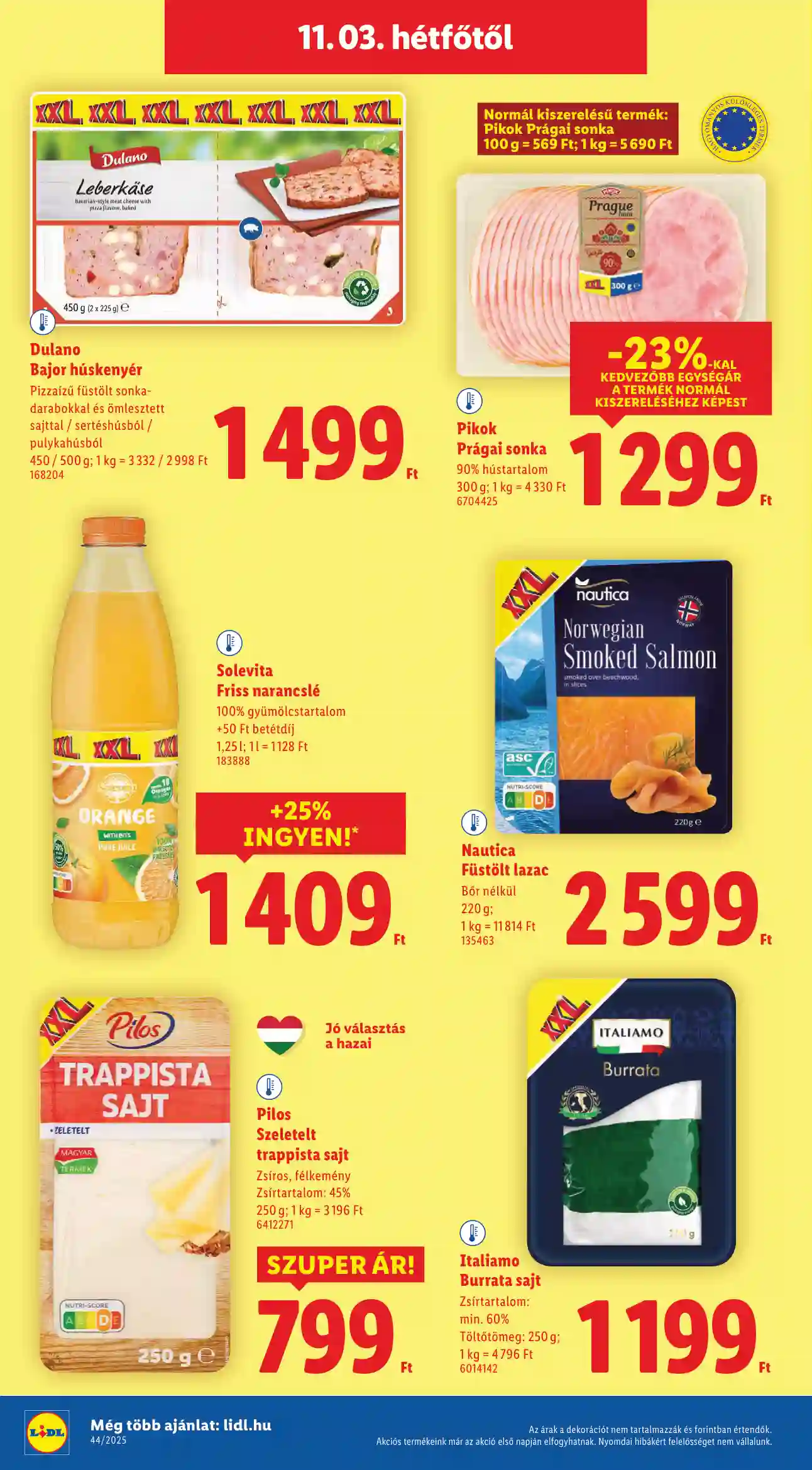 Lidl akciós újság 44. hét (Érvényes 10.30-tól) (52 oldal)