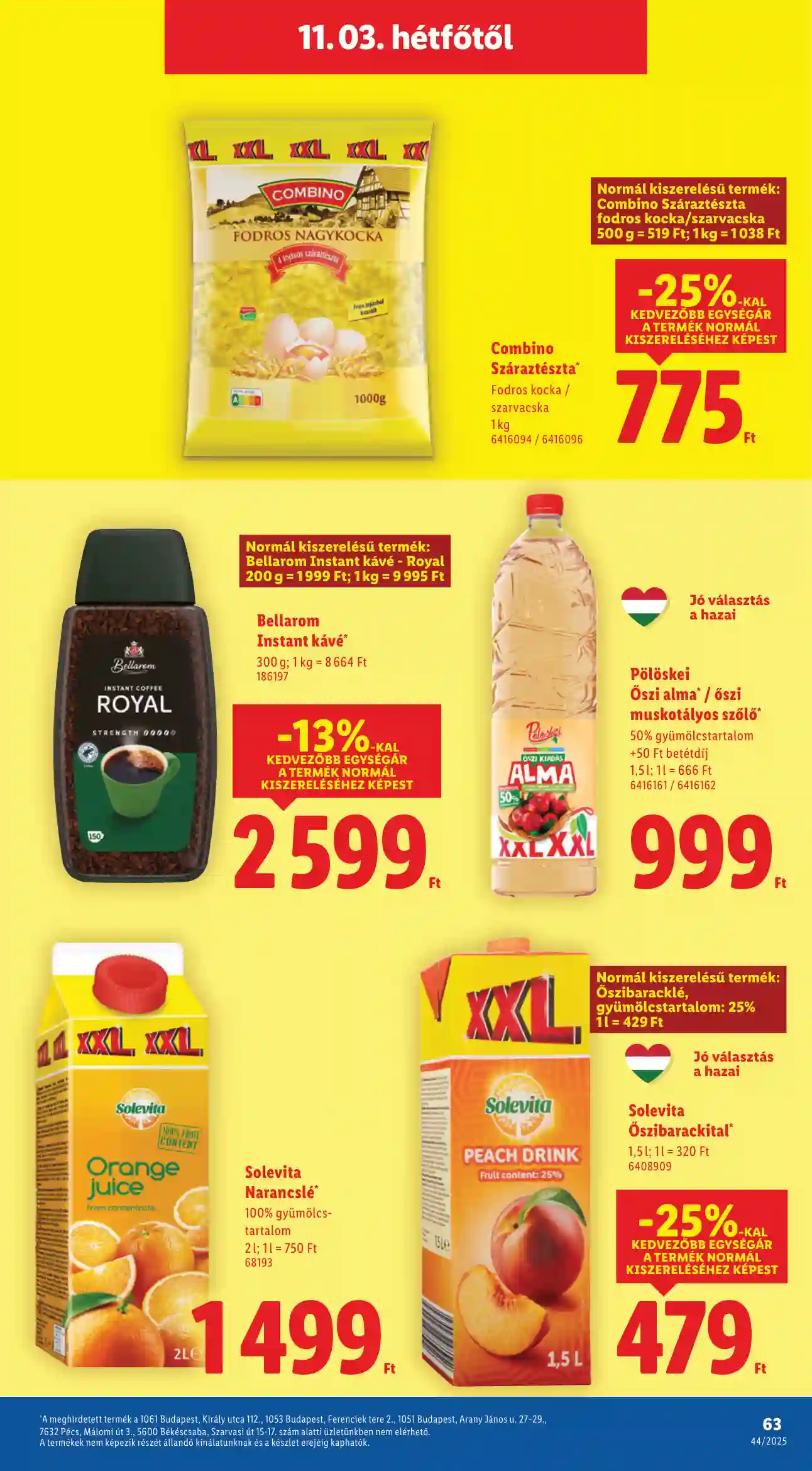 Lidl akciós újság 44. hét (Érvényes 10.30-tól) (60 oldal)