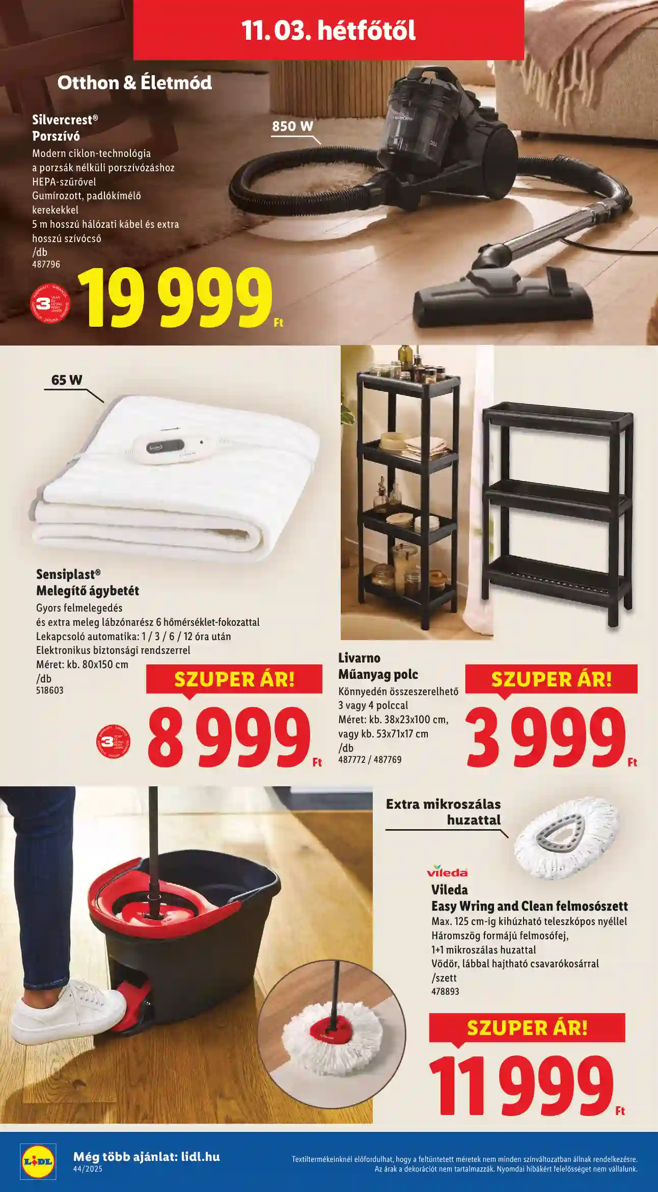 Lidl akciós újság 44. hét (Érvényes 10.30-tól) (8 oldal)
