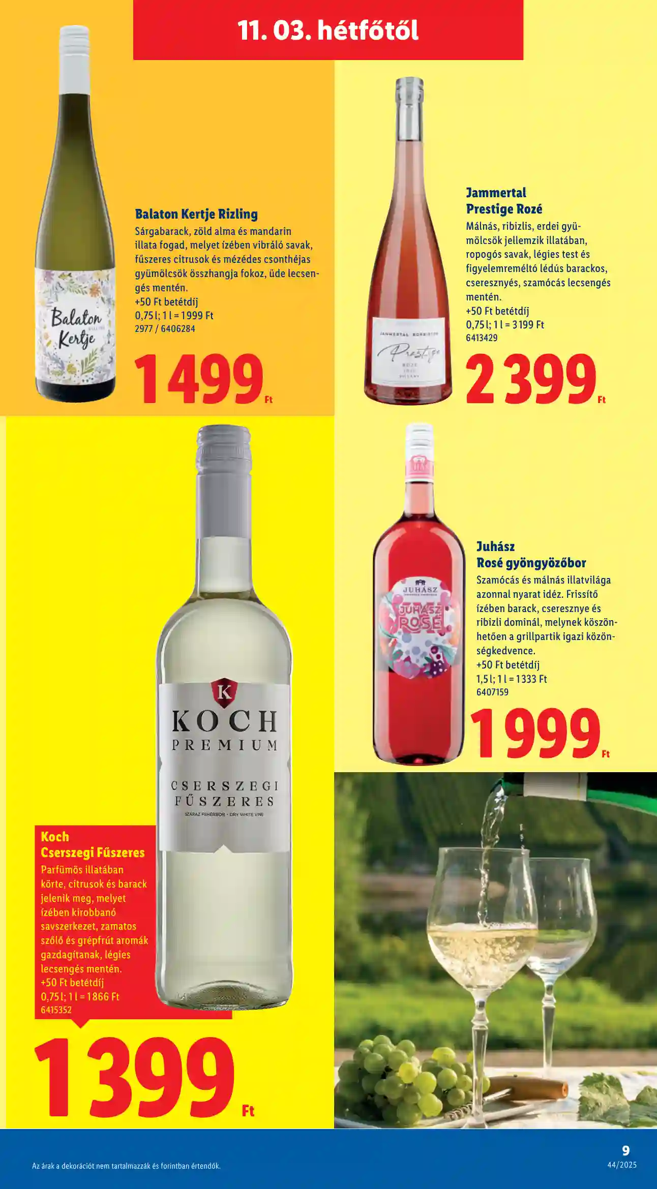 Lidl akciós újság 45. hét (Érvényes 11.03-tól) (9 oldal)