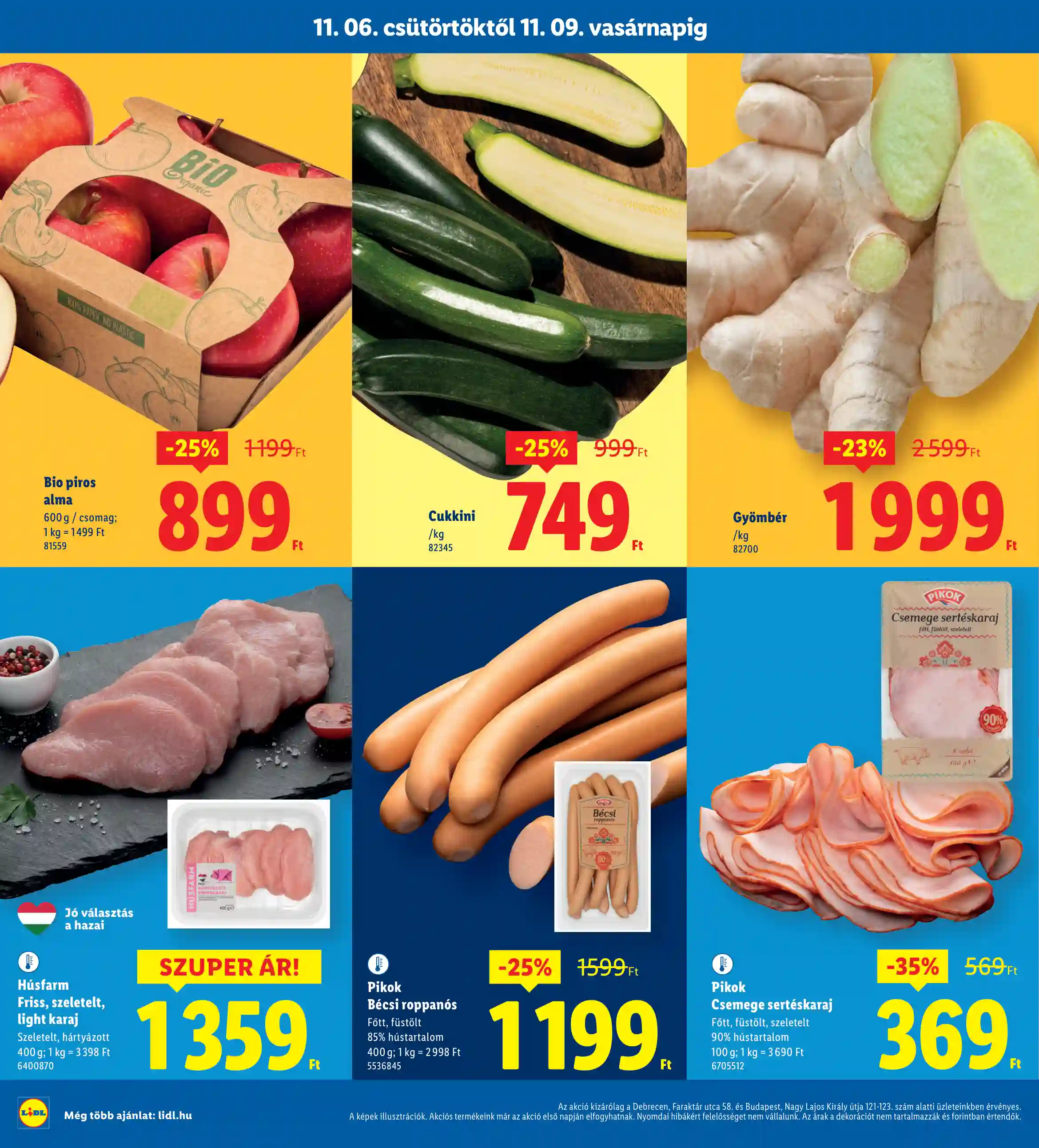 Lidl akciós újság 45. hét (Regionális akciók) (2 oldal)