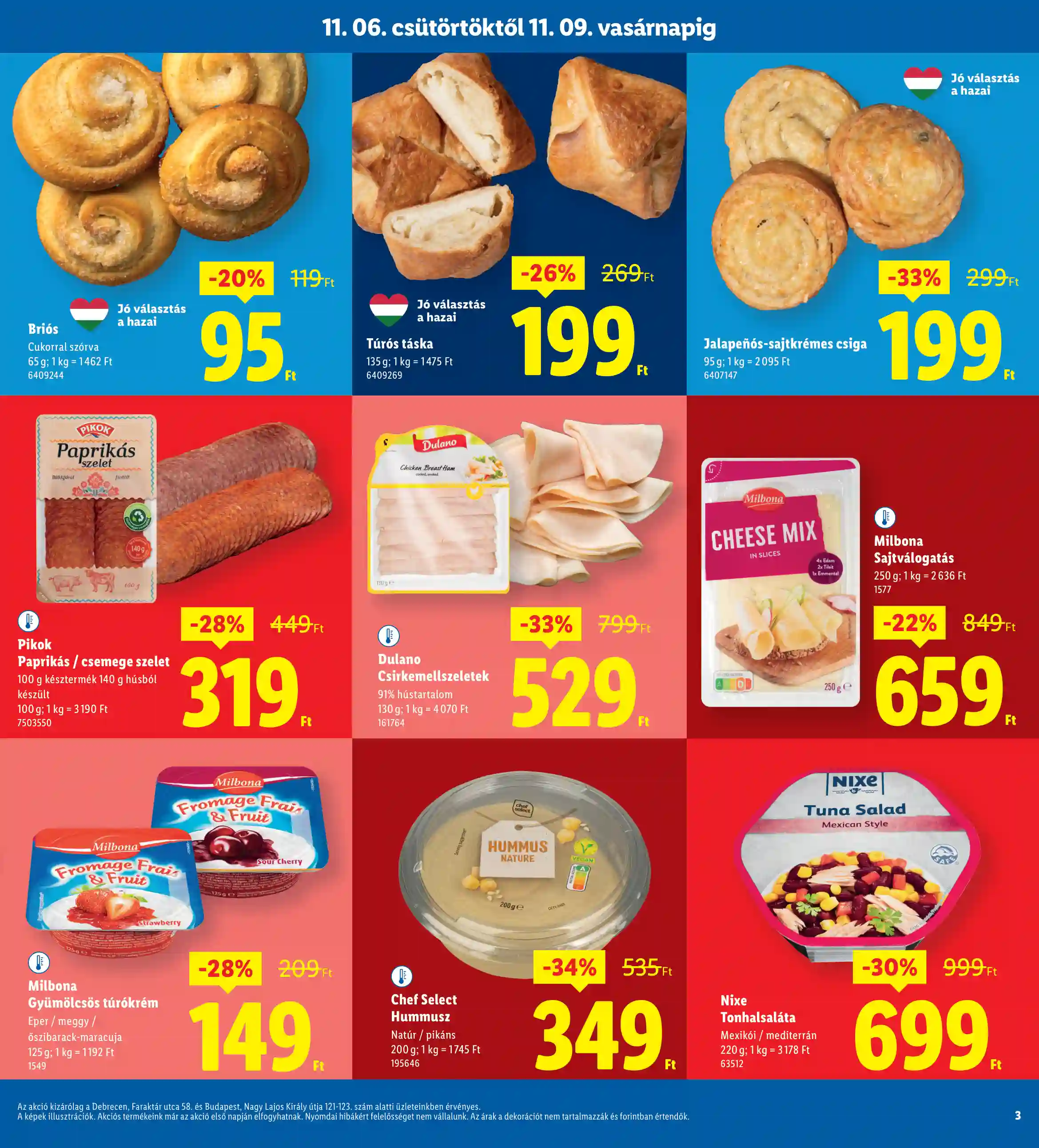 Lidl akciós újság 45. hét (Regionális akciók) (3 oldal)