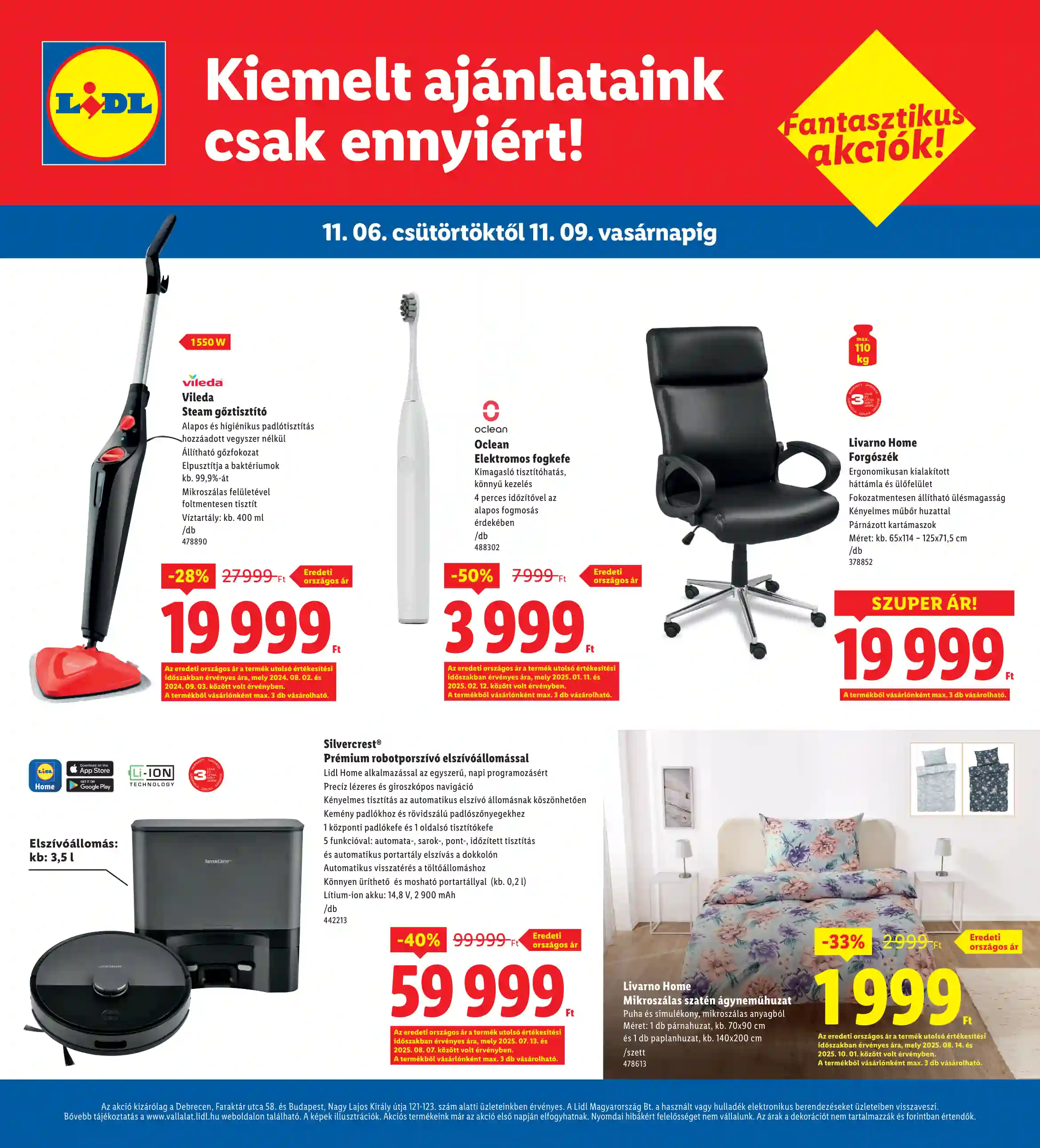 Lidl akciós újság 45. hét (Regionális akciók) (4 oldal)