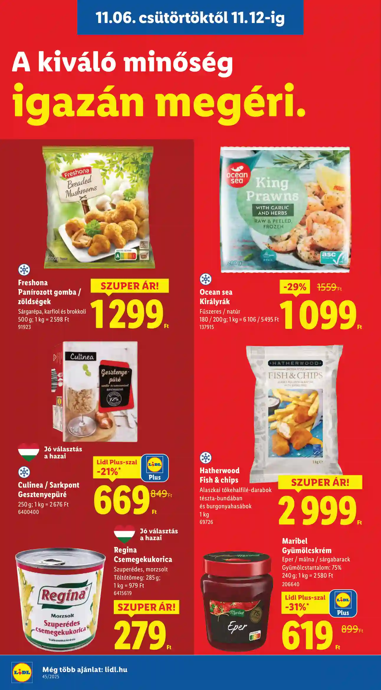 Lidl akciós újság 45. hét (Érvényes 11.06-tól) (4 oldal)