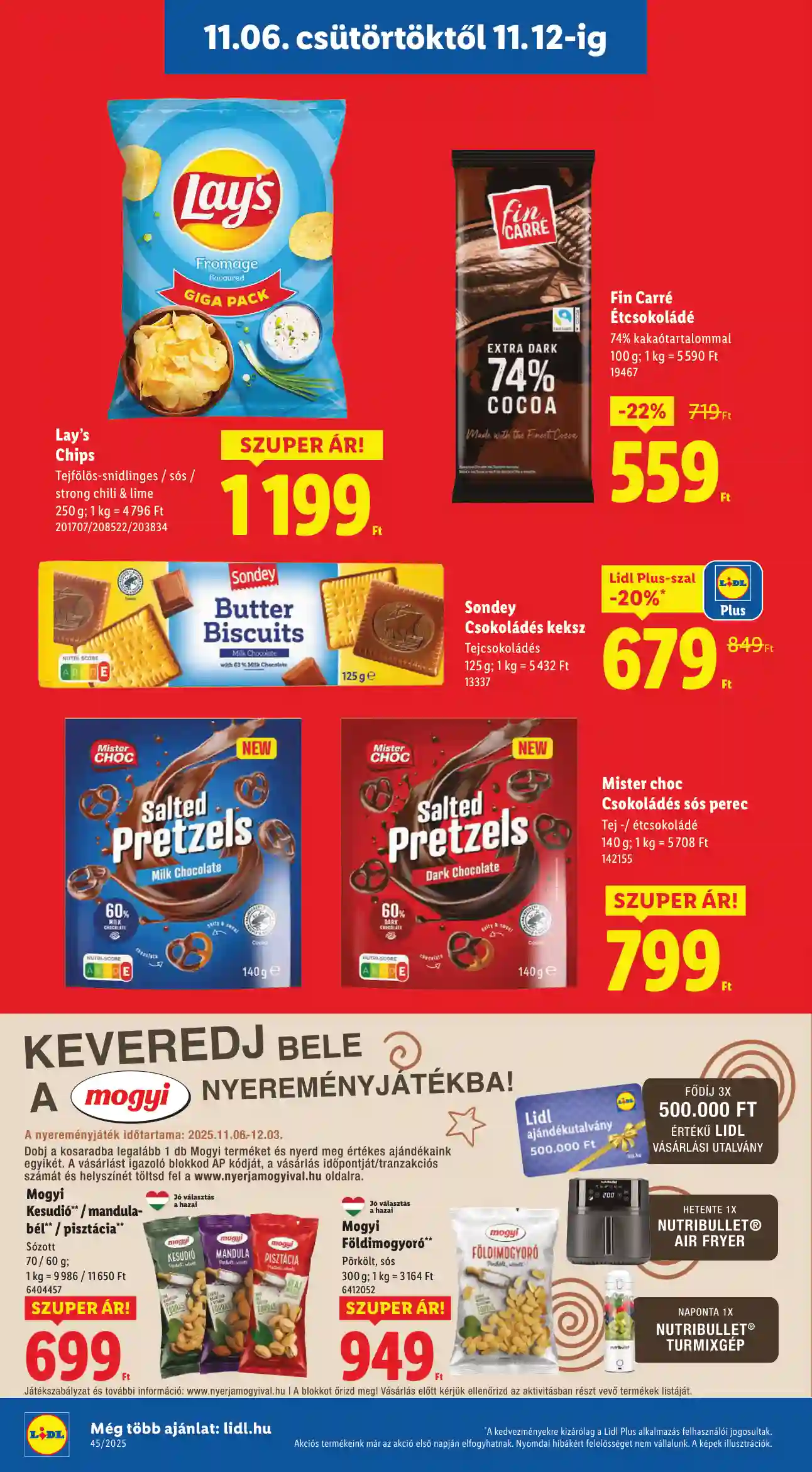 Lidl akciós újság 45. hét (Érvényes 11.06-tól) (6 oldal)