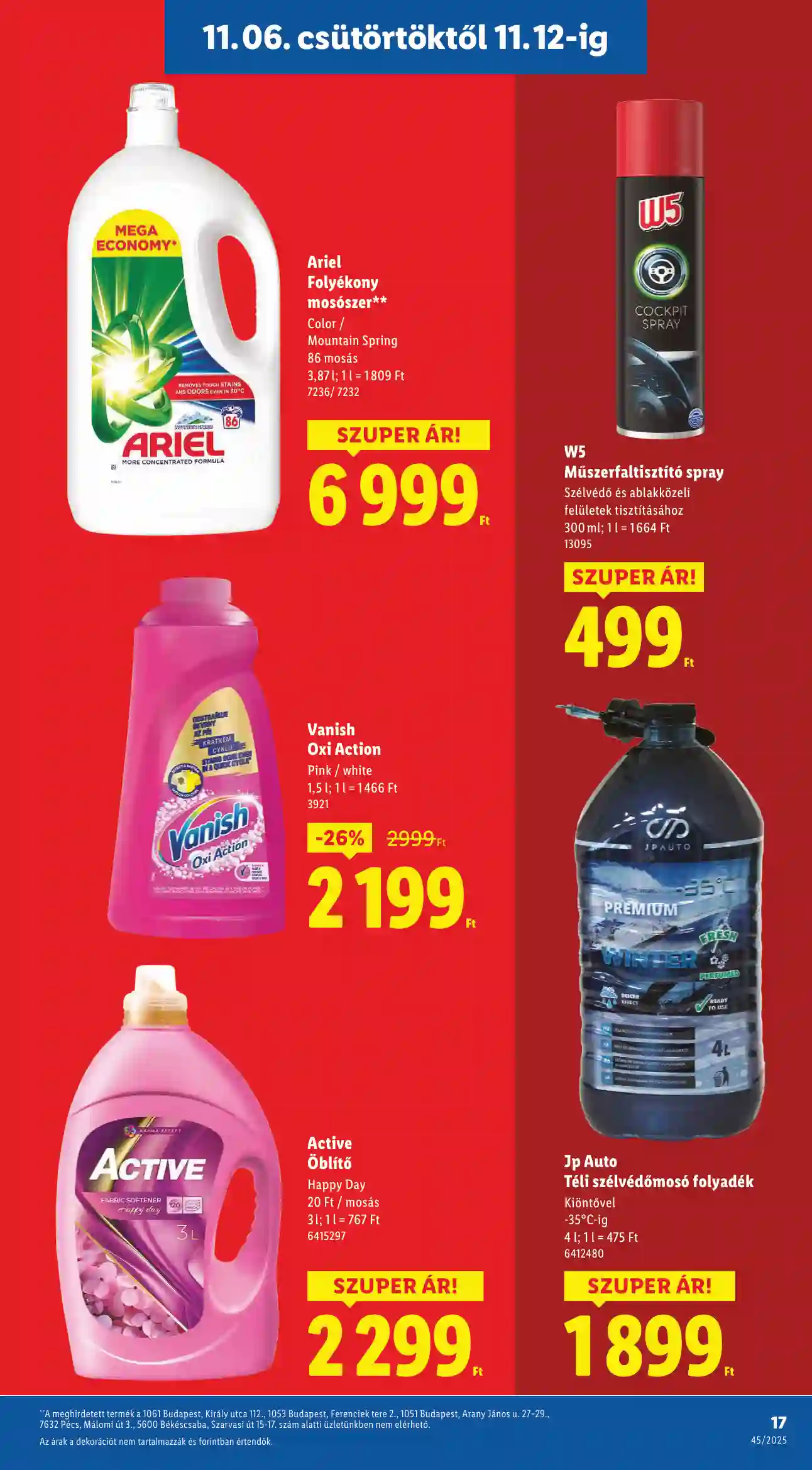 Lidl akciós újság 45. hét (Érvényes 11.06-tól) (9 oldal)