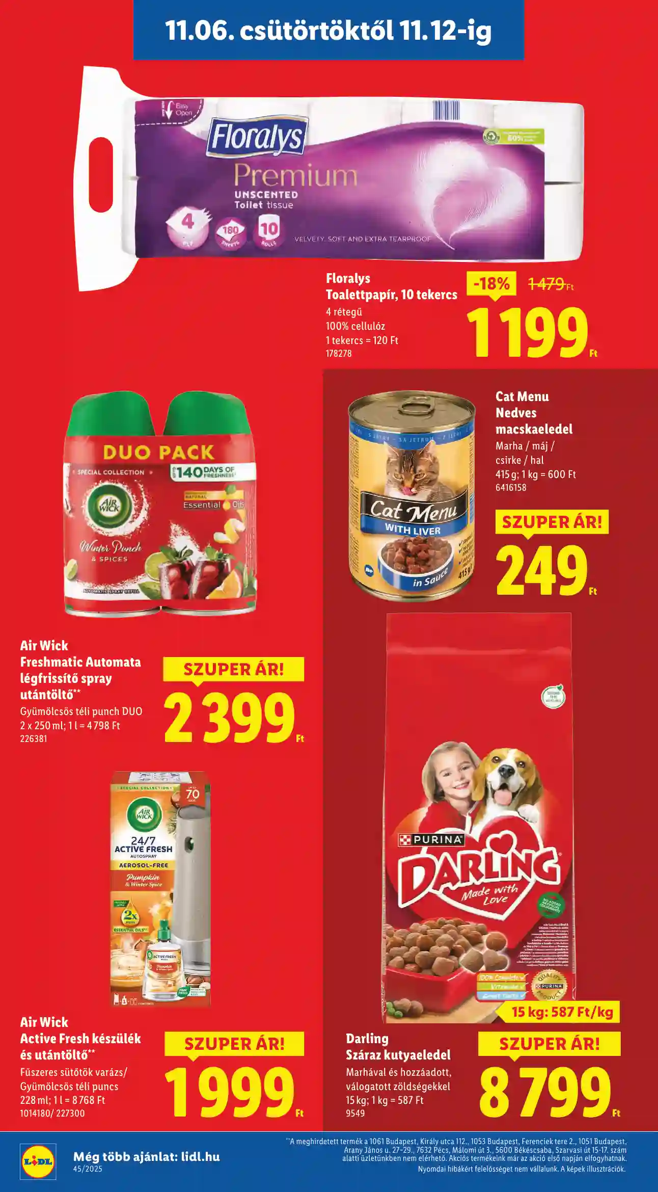 Lidl akciós újság 45. hét (Érvényes 11.06-tól) (10 oldal)